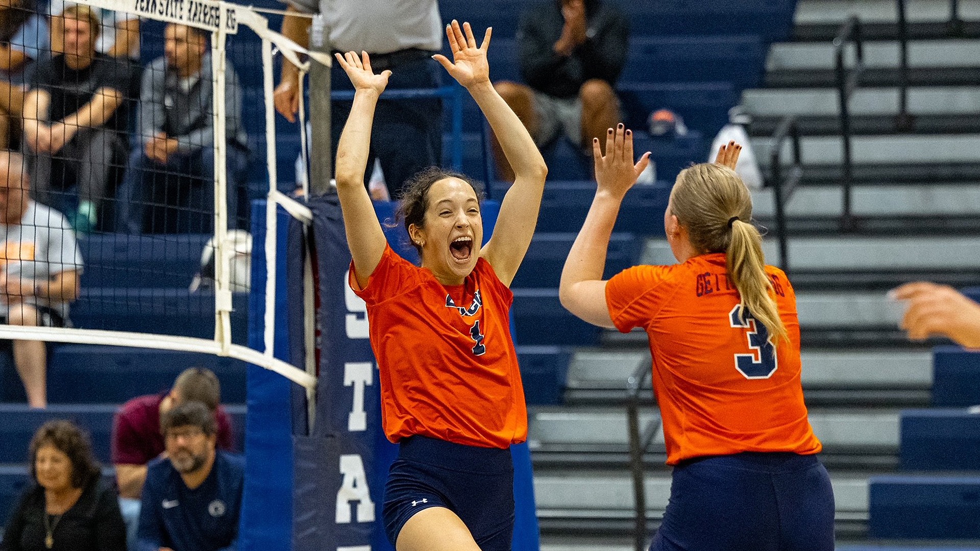 Erin Gonzalez celebrates the victory