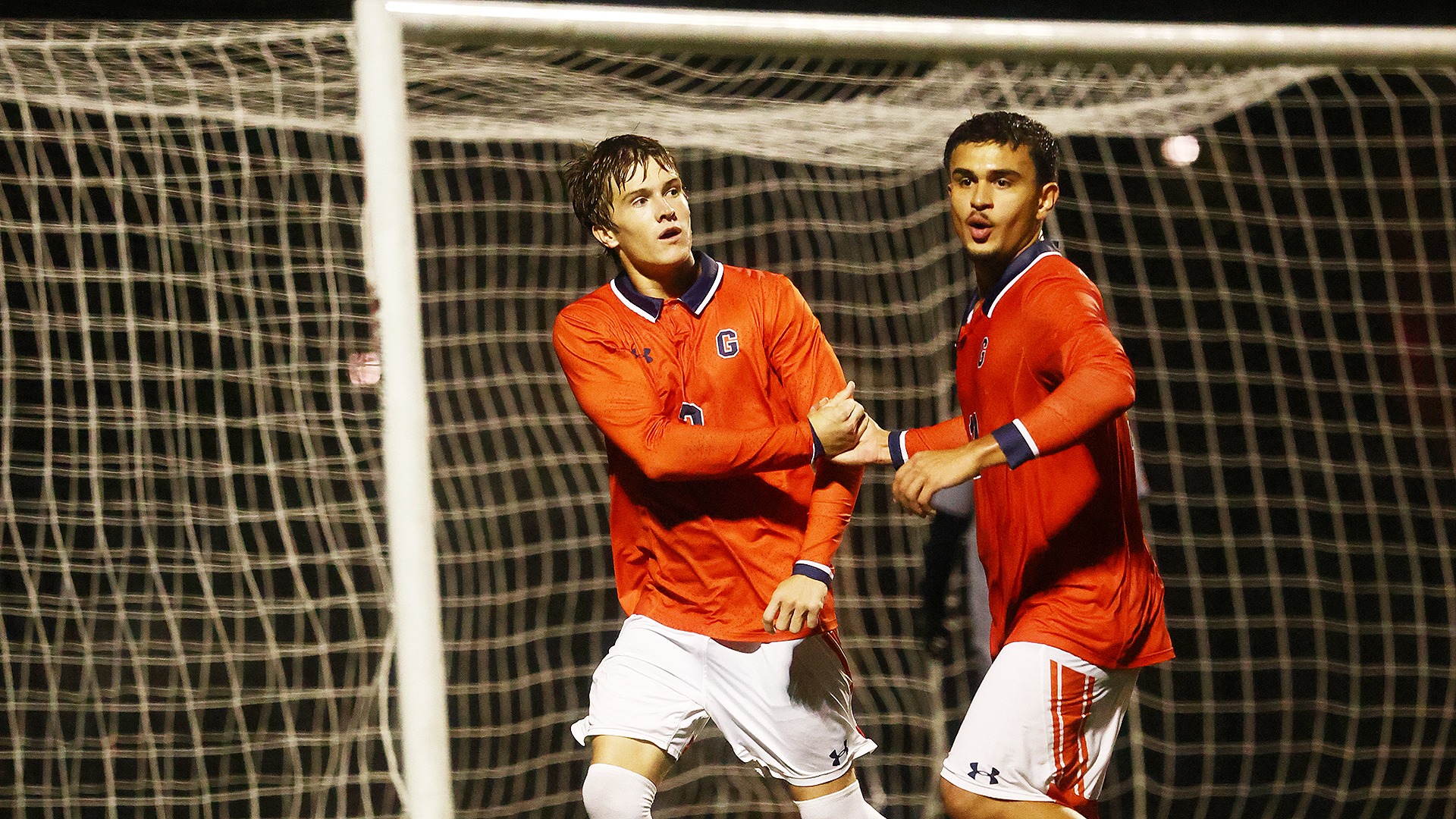 Shane Whitmer celebrates