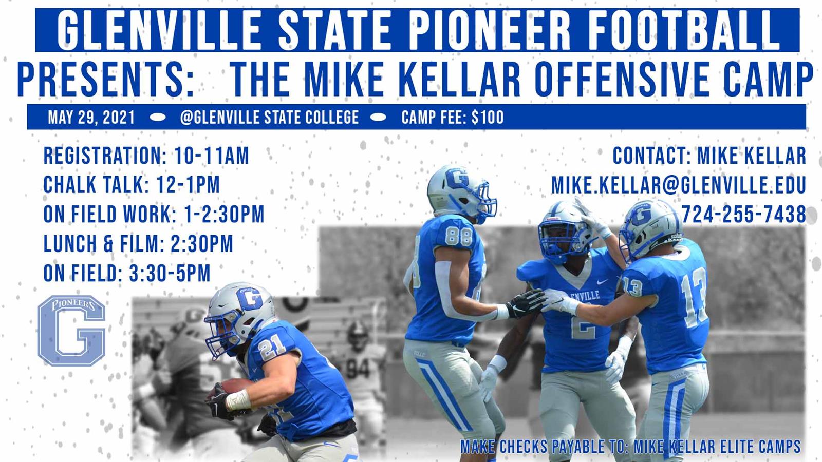 Pioneer Football Presents The Mike Kellar Offensive Camp Glenville