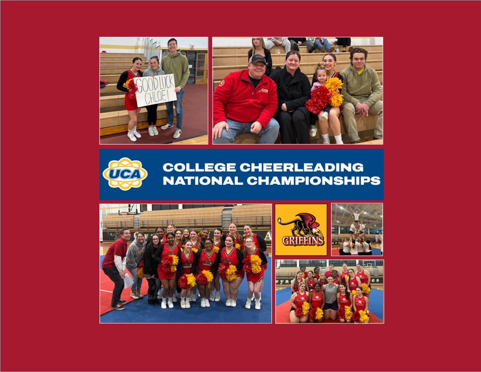Gwynedd Mercy University Cheerleading departs for 2025 UCA College Cheerleading National Championships