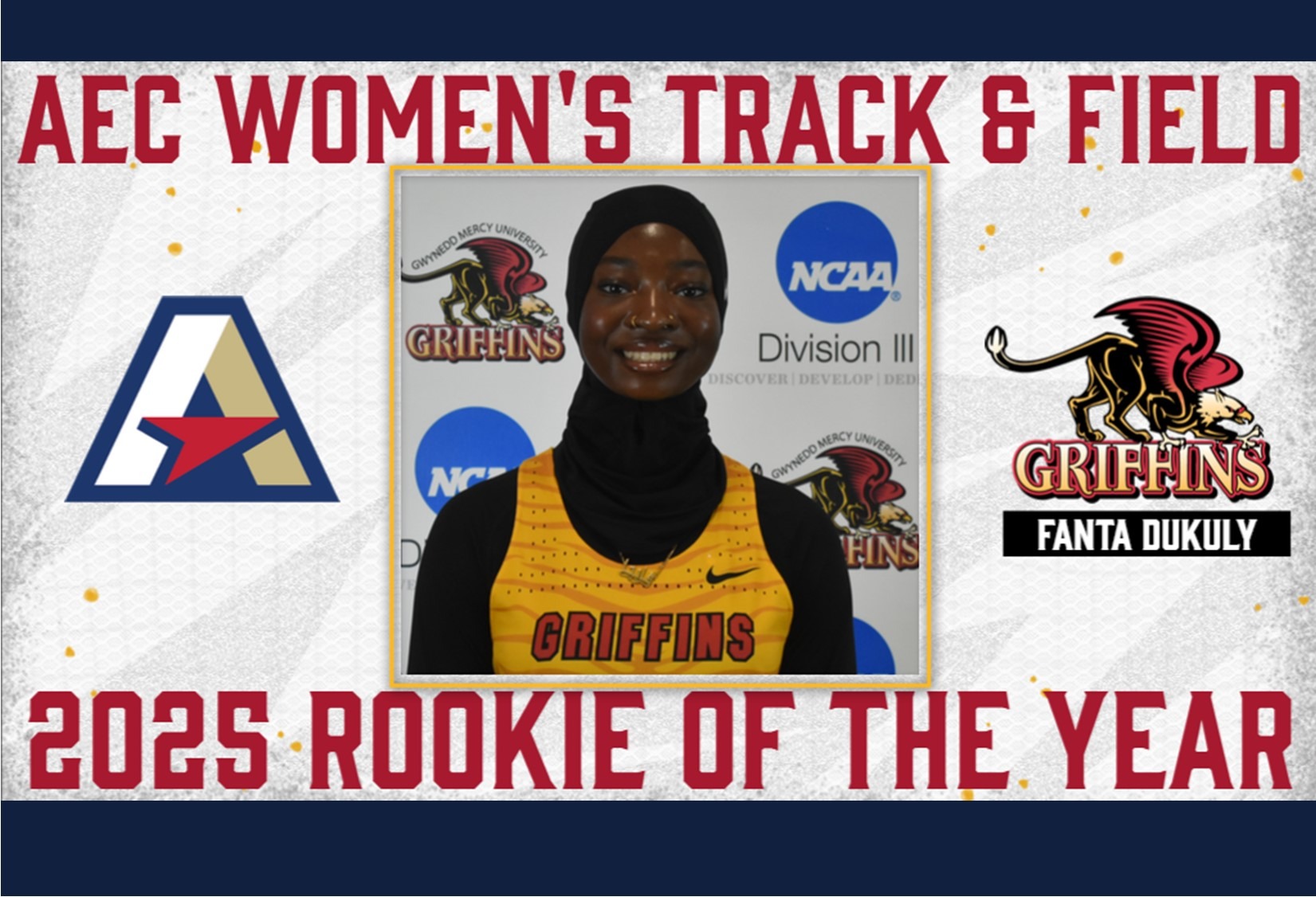 2025 AEC Women's Track and Field Rookie of the Year: Fanta Dukuly