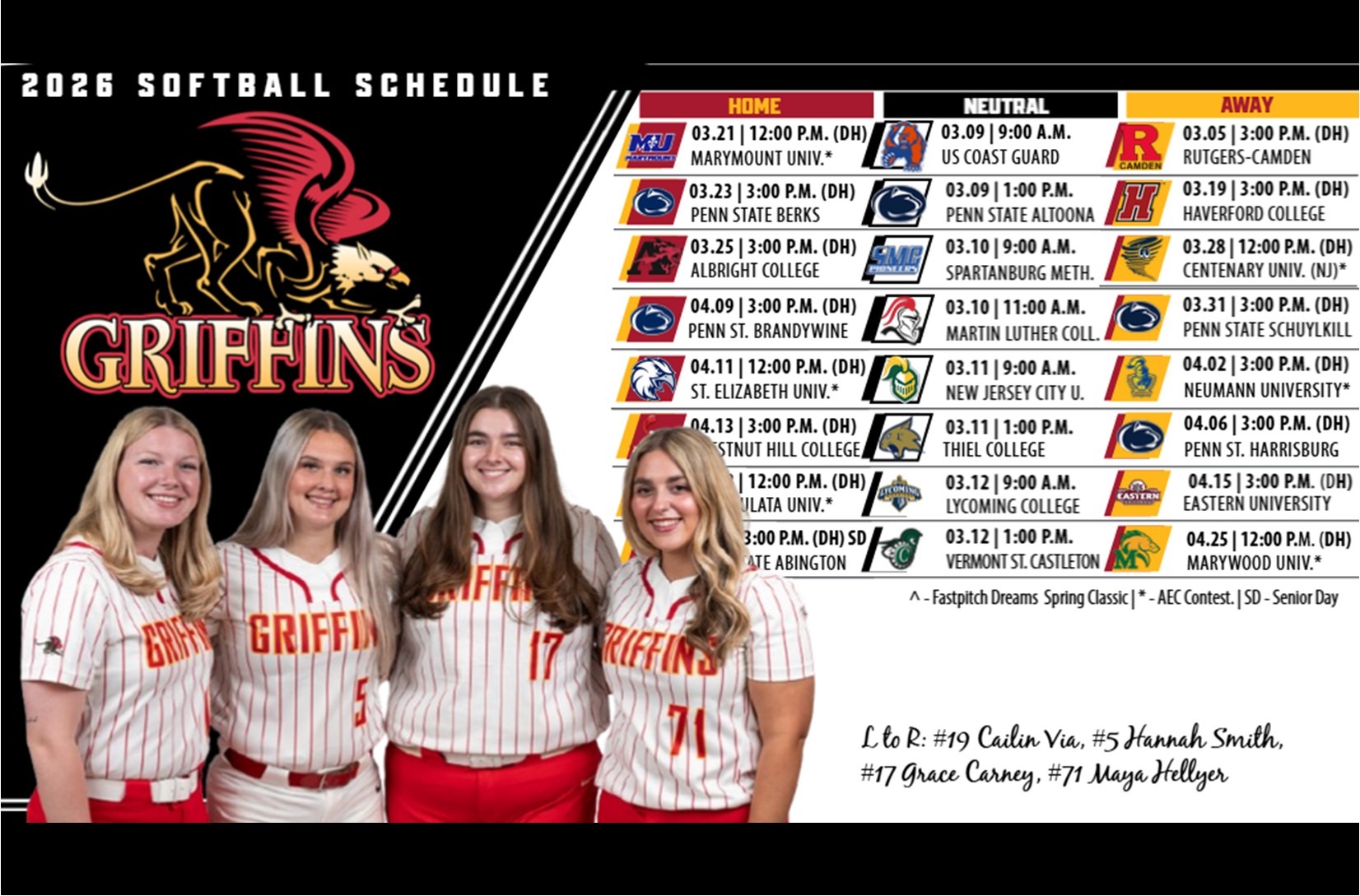 2026 Softball Schedule Preview
