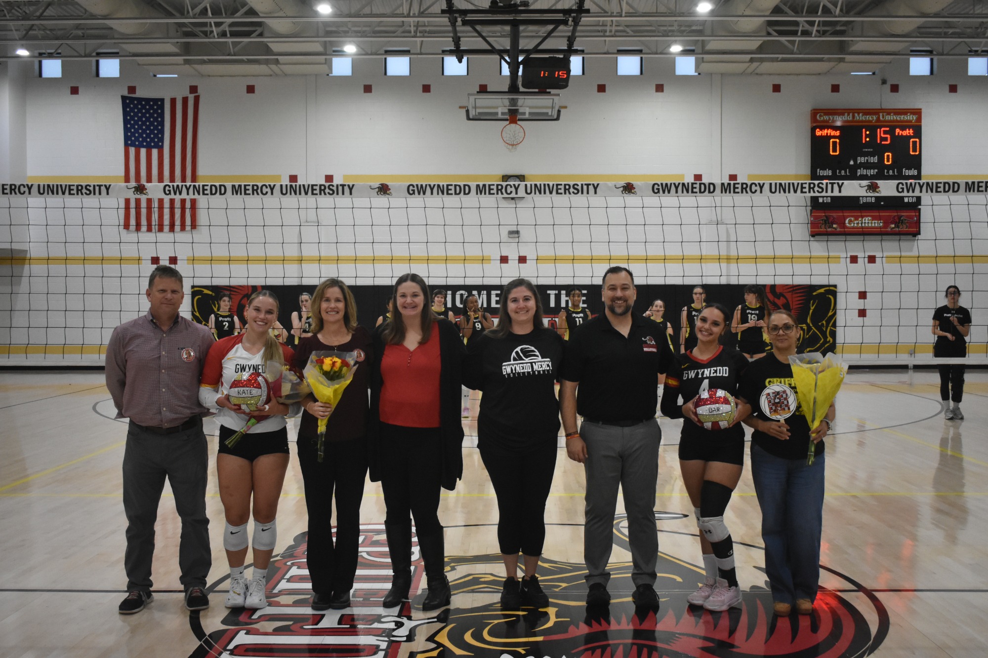 2026 GMercyU WVB Senior Day