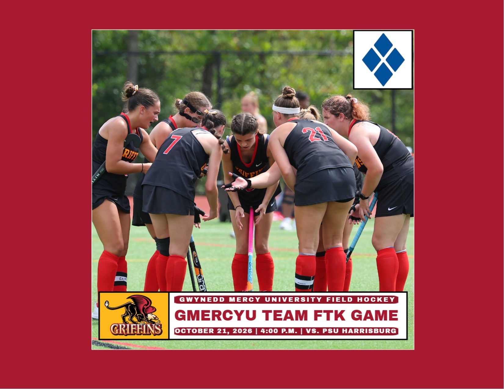 Team FTK Game: Gwynedd Mercy University Field Hockey vs. PSU Harrisburg 10212026
