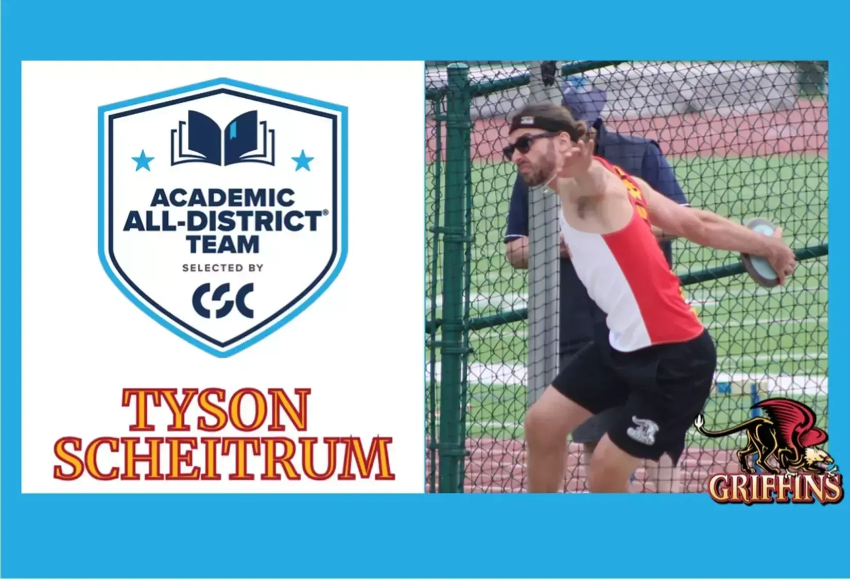 2026 College Sports Communicators (CSC) National Collegiate Athletic Association (NCAA) Division III Men’s Track and Field/Cross Country Academic All-District Team: Tyson Scheitrum