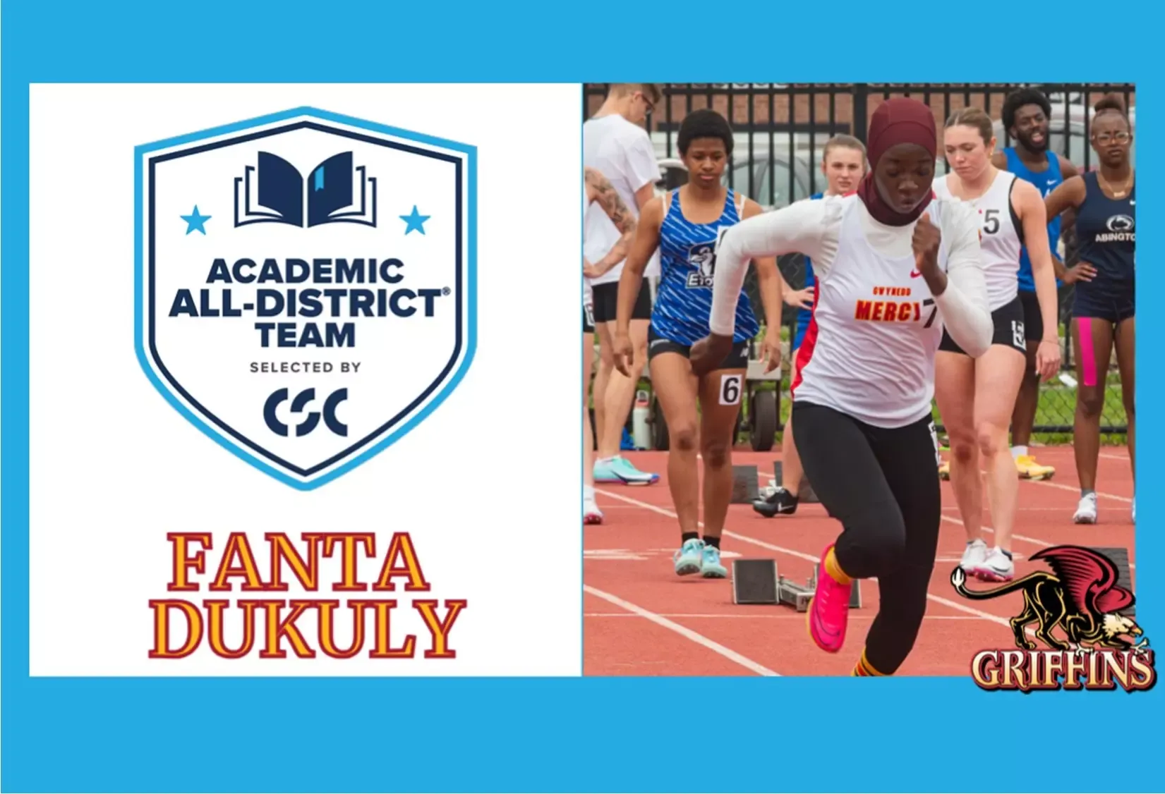 2026 College Sports Communicators (CSC) National Collegiate Athletic Association (NCAA) Division III Women’s Track and Field/Cross Country Academic All-District Team: Fanta Dukuly