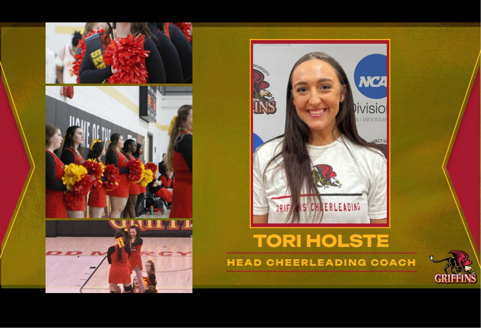 Gwynedd Mercy University Head Cheerleading Coach Tori Holste