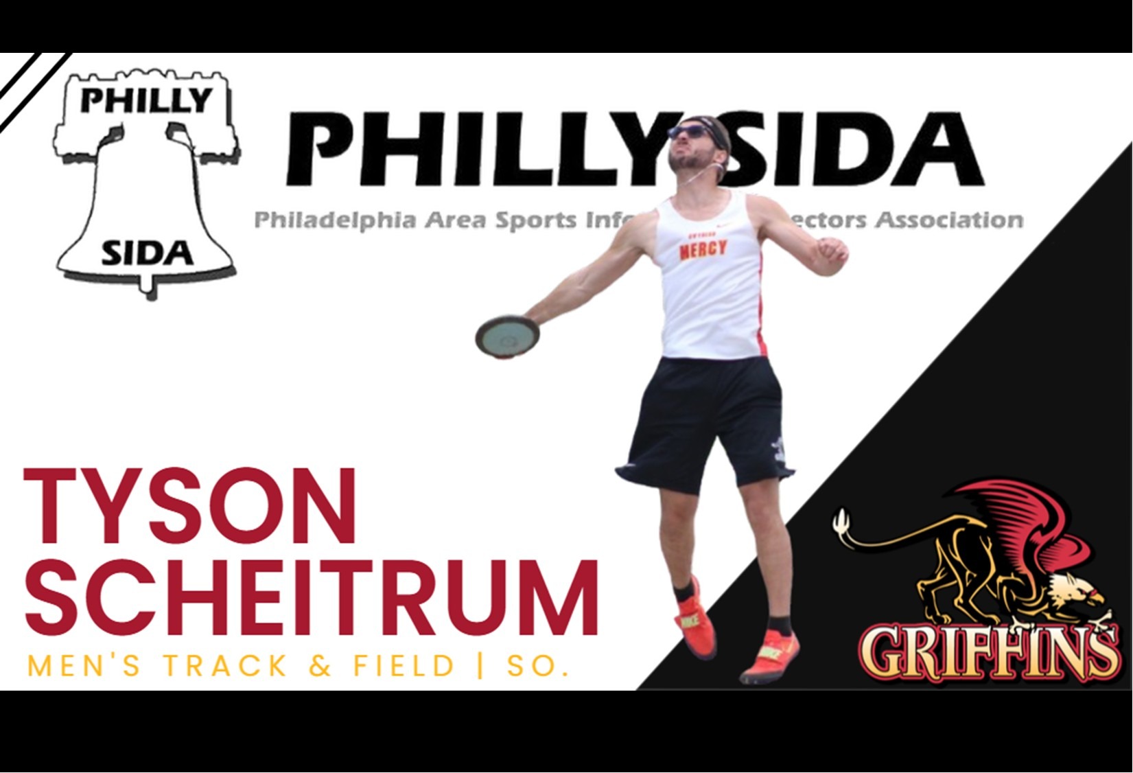 2025-2026 Philly-SIDA Men's Track and Field Academic All-Area Team: Tyson Scheitrum 