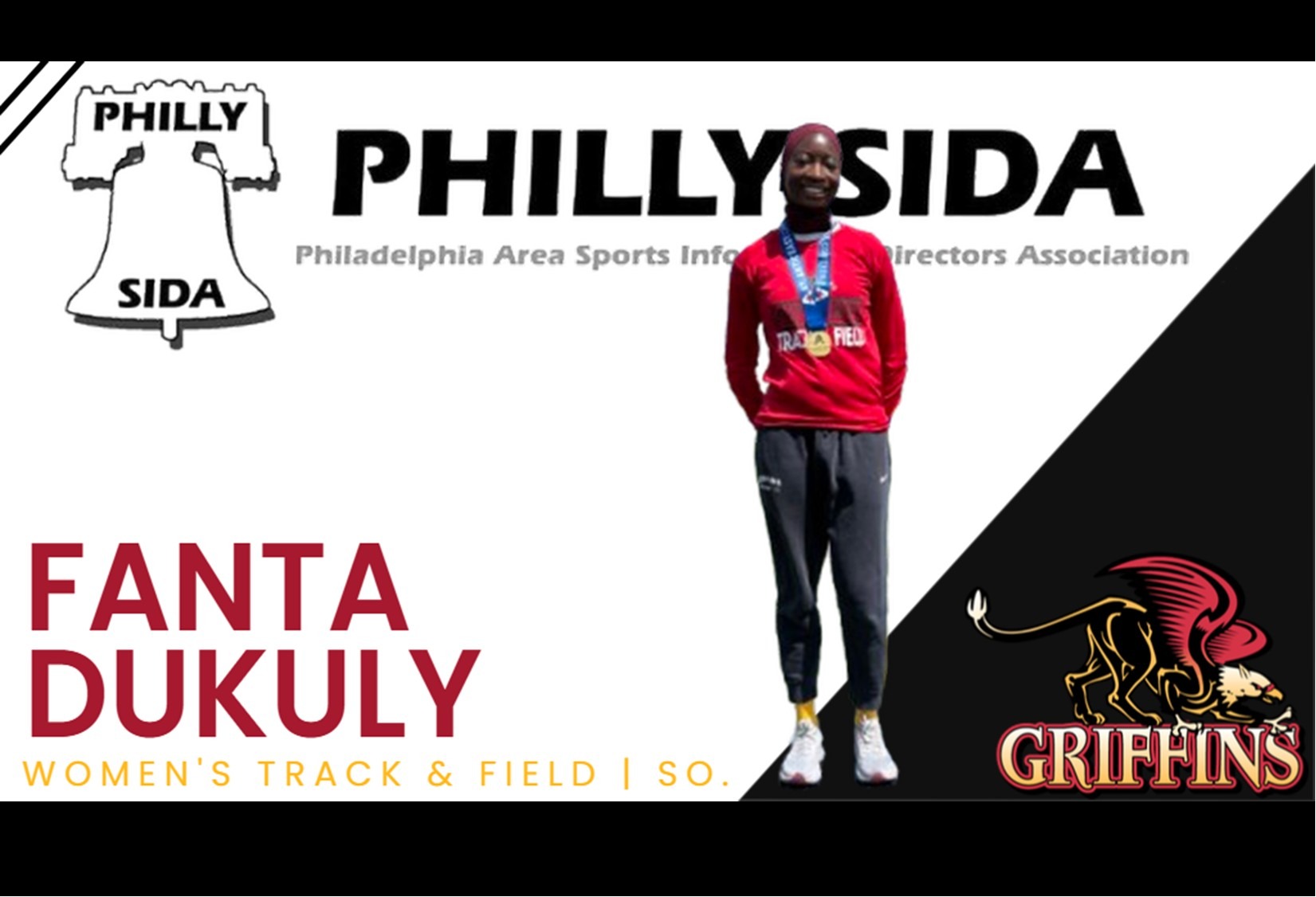 2025-2026 Philly-SIDA Women's Track and Field Academic All-Area Team: Fanta Dukuly