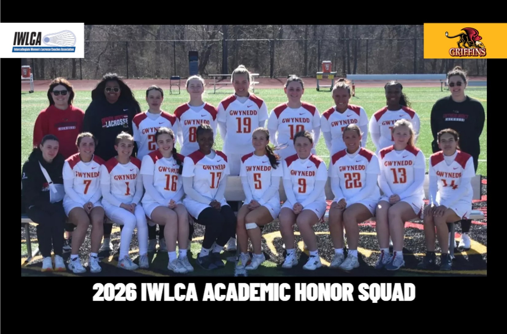2026 Intercollegiate Women's Lacrosse Coaches Association (IWLCA) Academic Honor Squad
