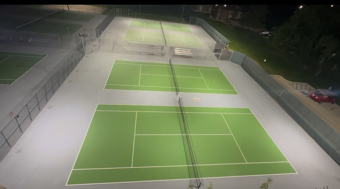 Meirink Family Tennis Facility Lights