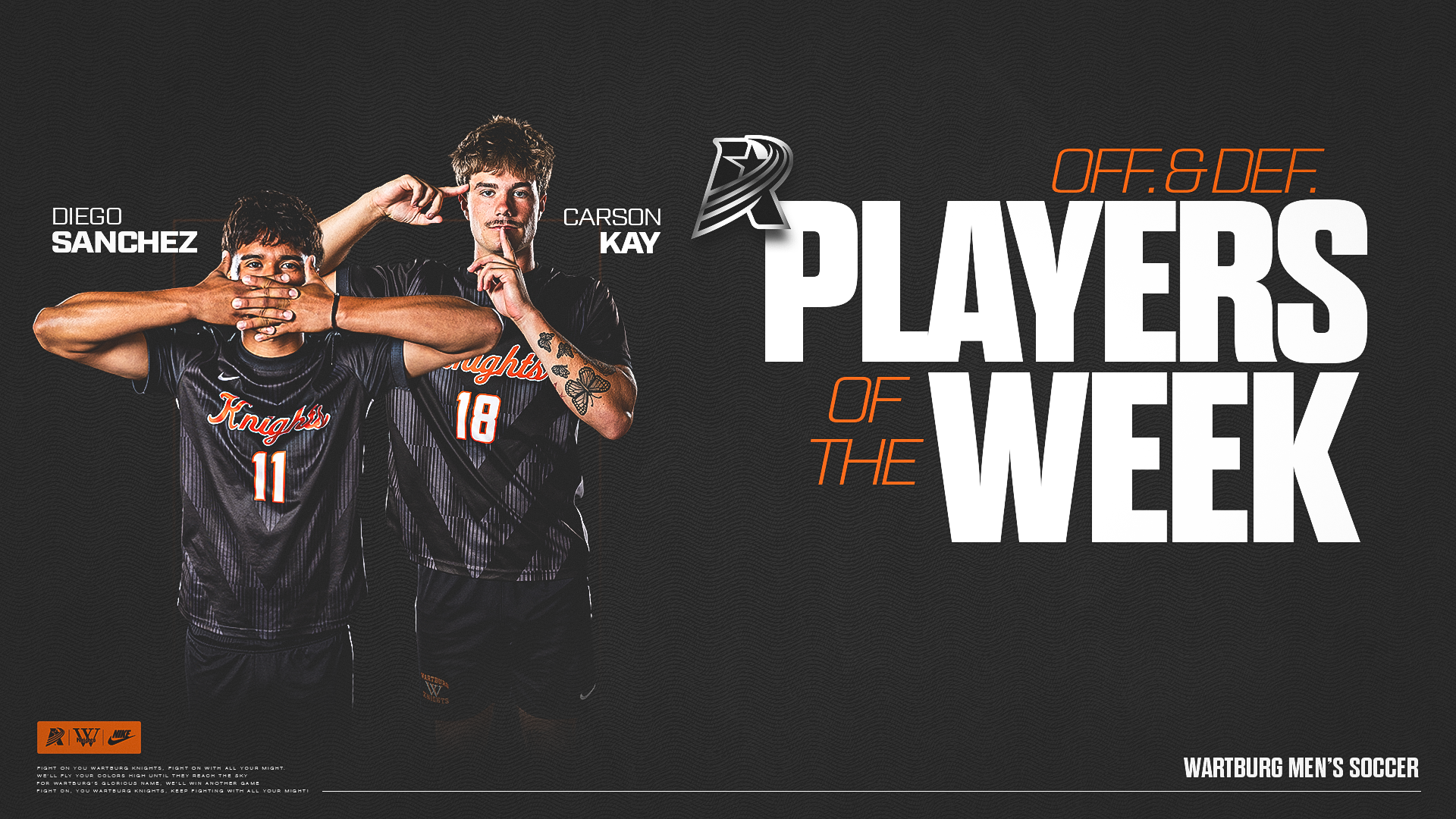 sanchez/kay MSOC AOTW's - 10.12