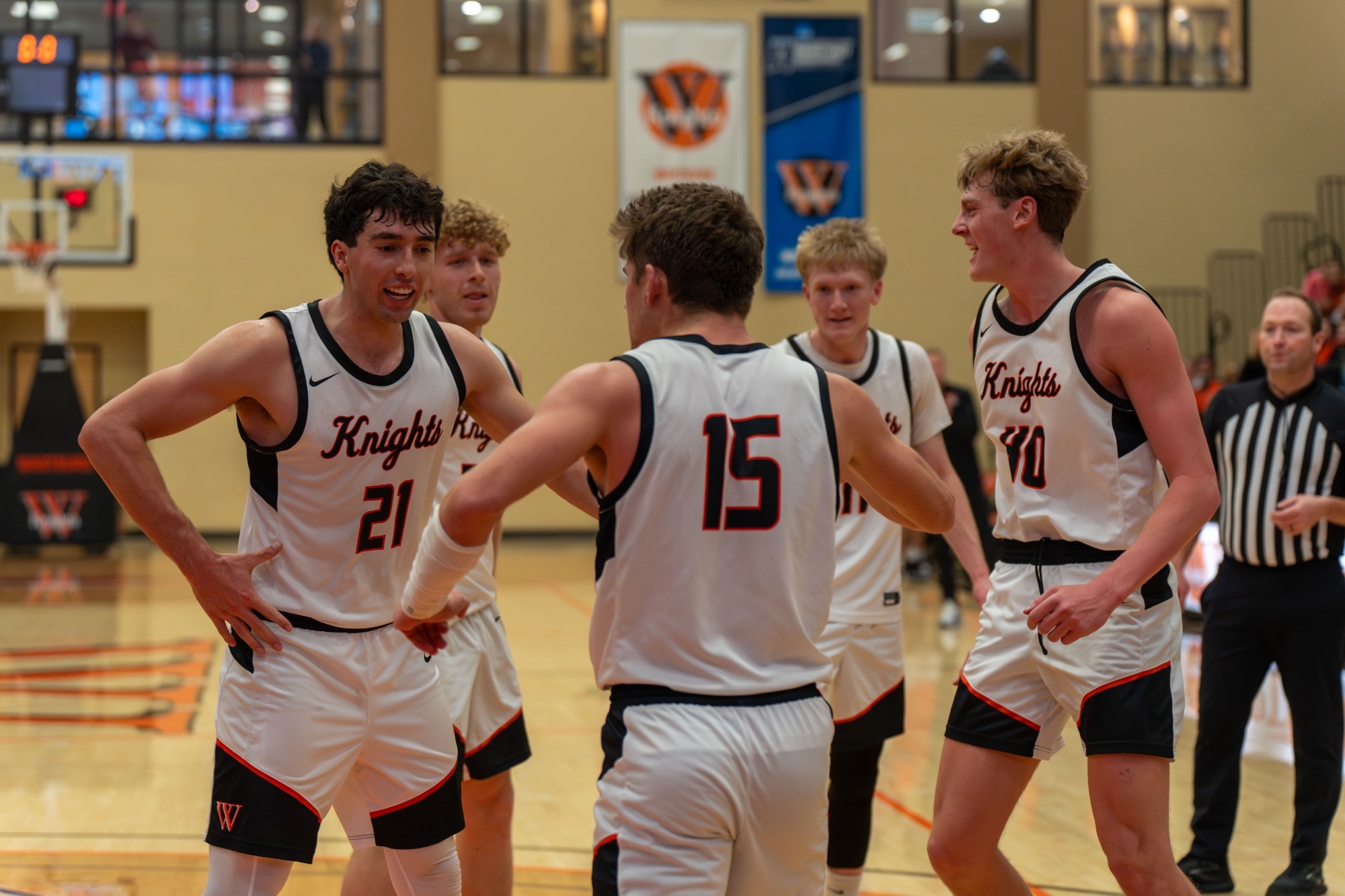 MBB team celebration vs NWU