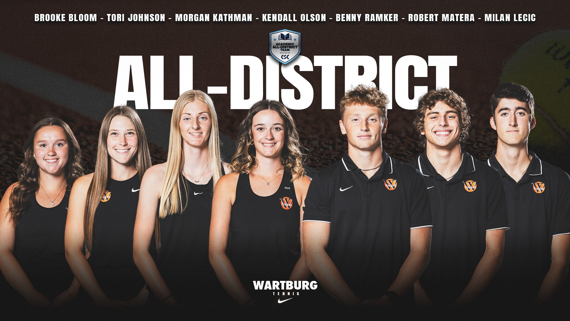 CSC ALL DISTRICT TENNIS