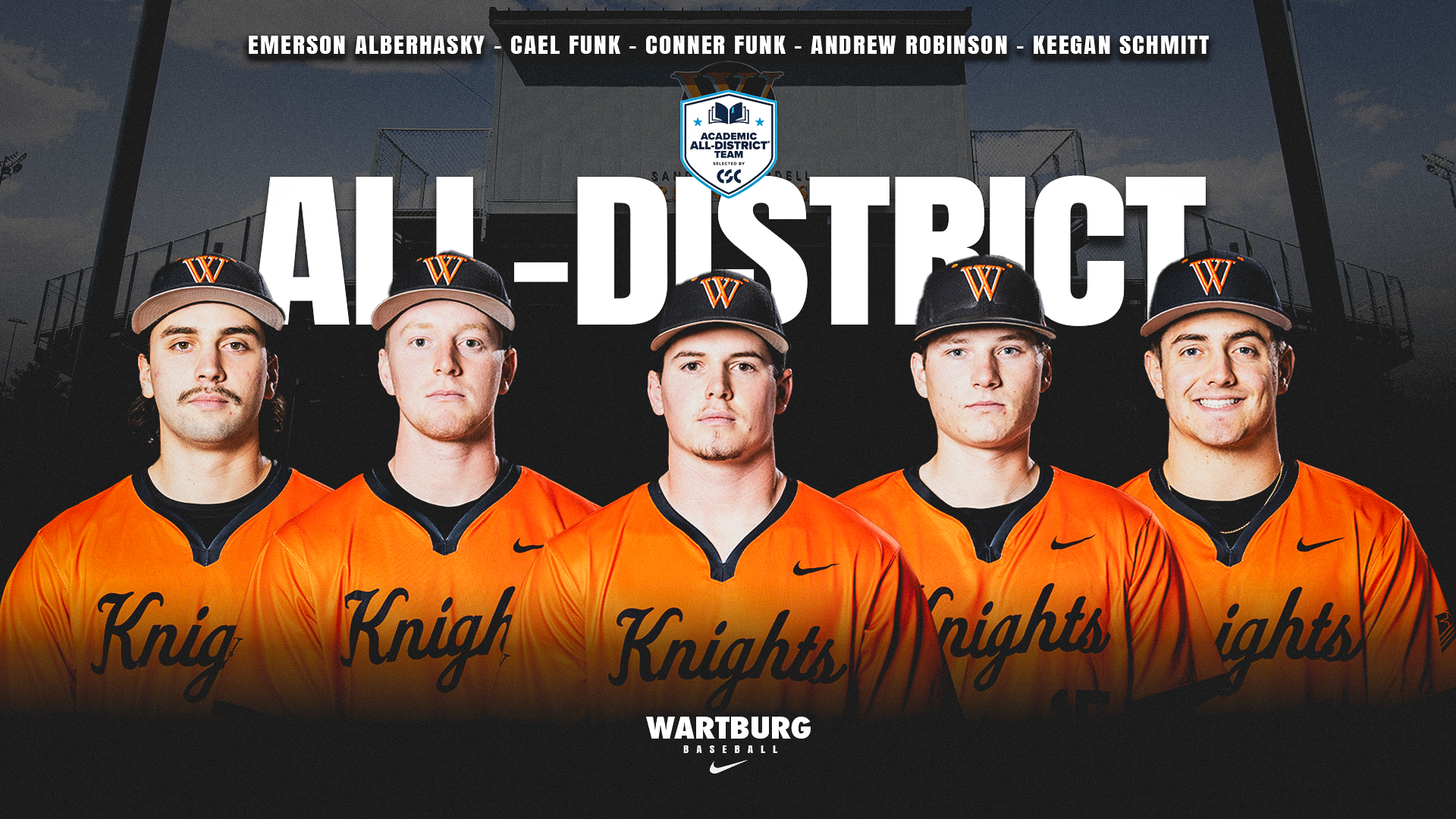 BASEBALL CSC ALL-DISTRICT TEAM 2026