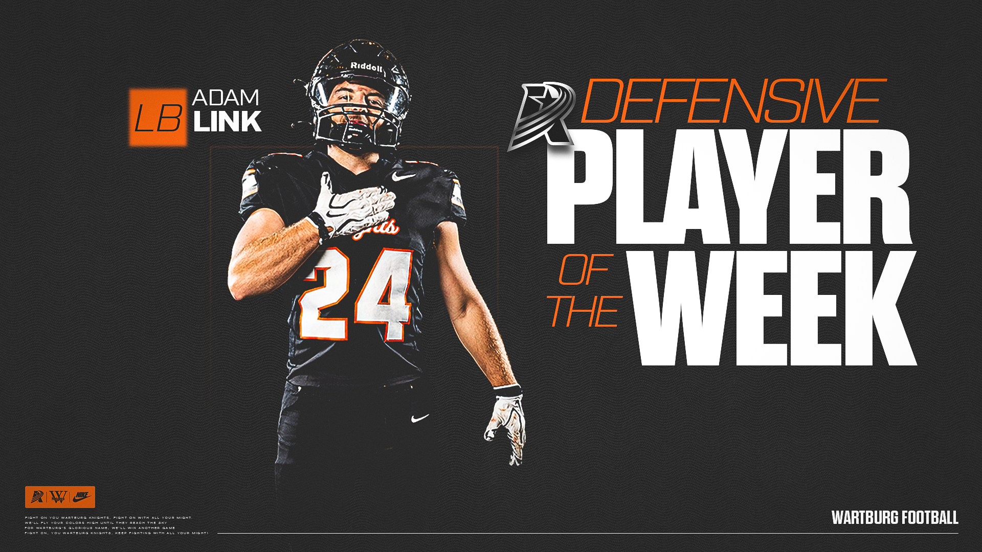 Adam Link - Defensive POTW