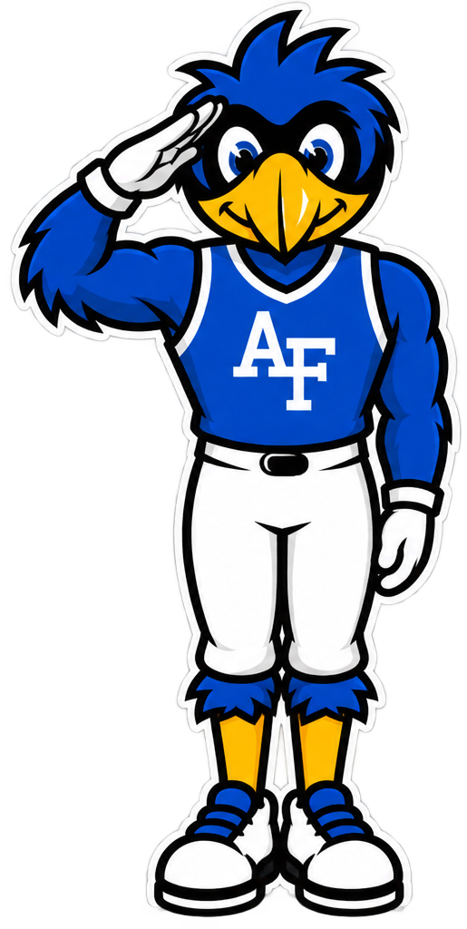 Air Force Saluting Falcon