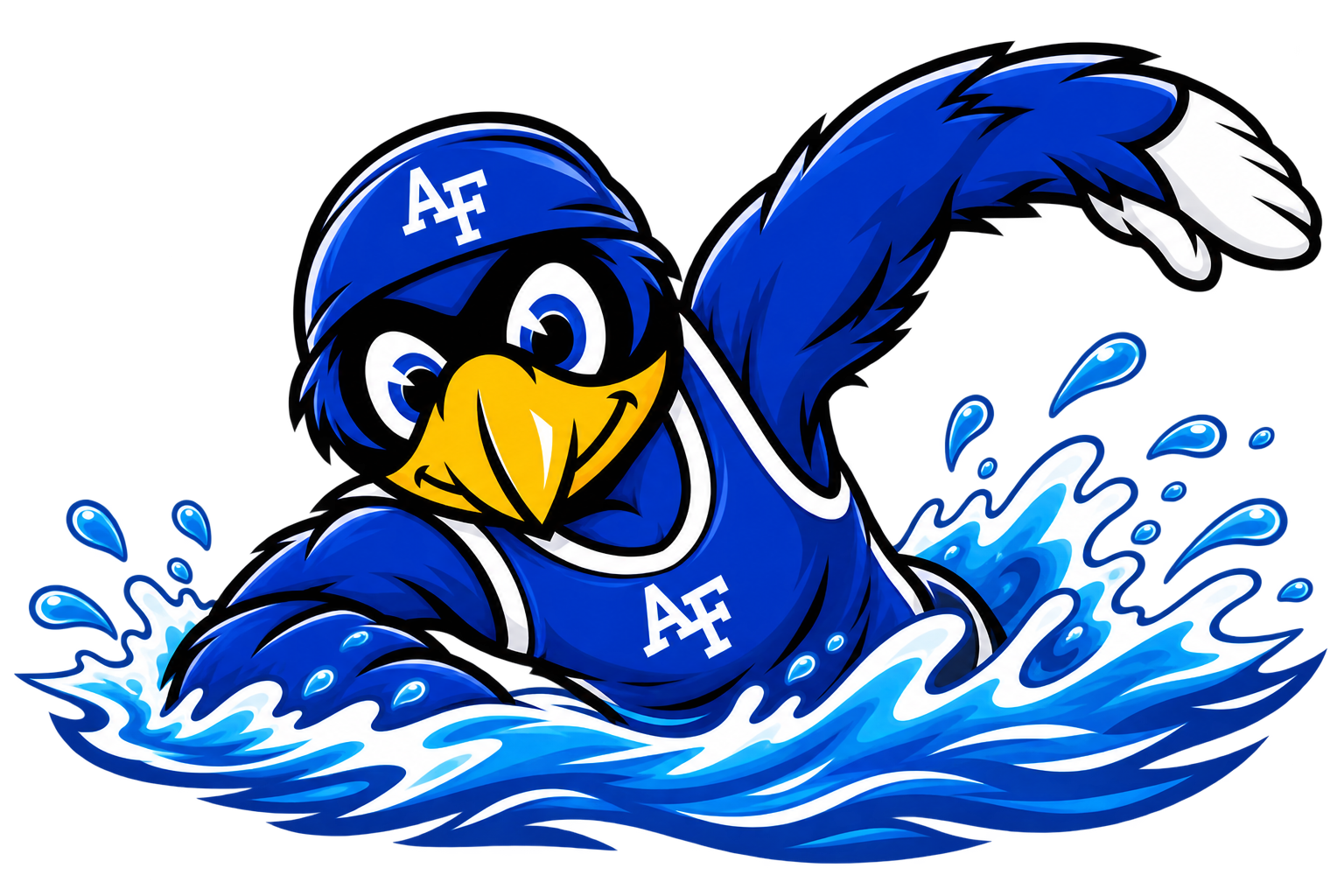 Air Force Swimming Falcon