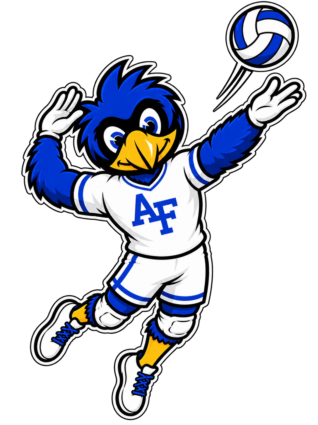 Air Force Volleyball Bird