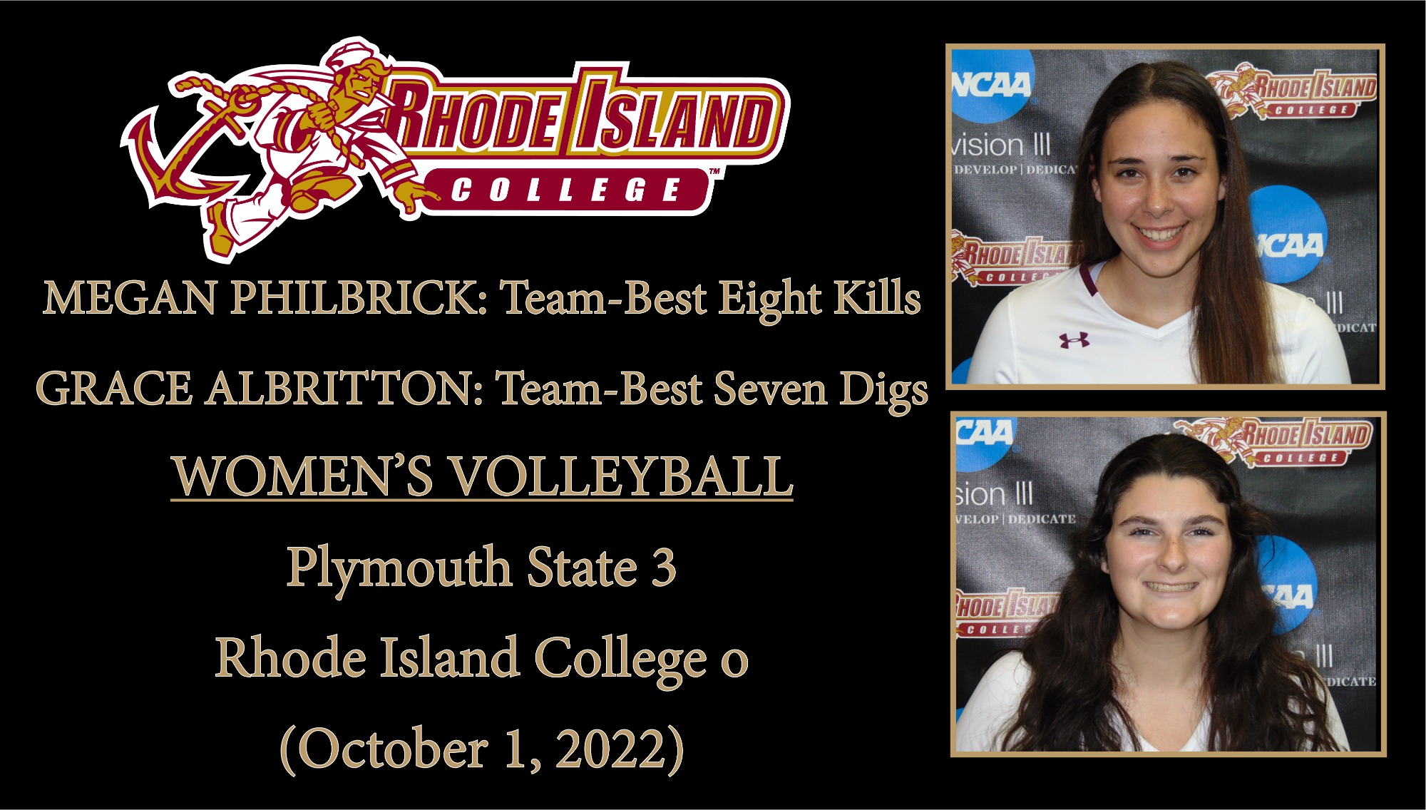 Panthers Down Anchorwomen, 30, in Little East Action Rhode Island College