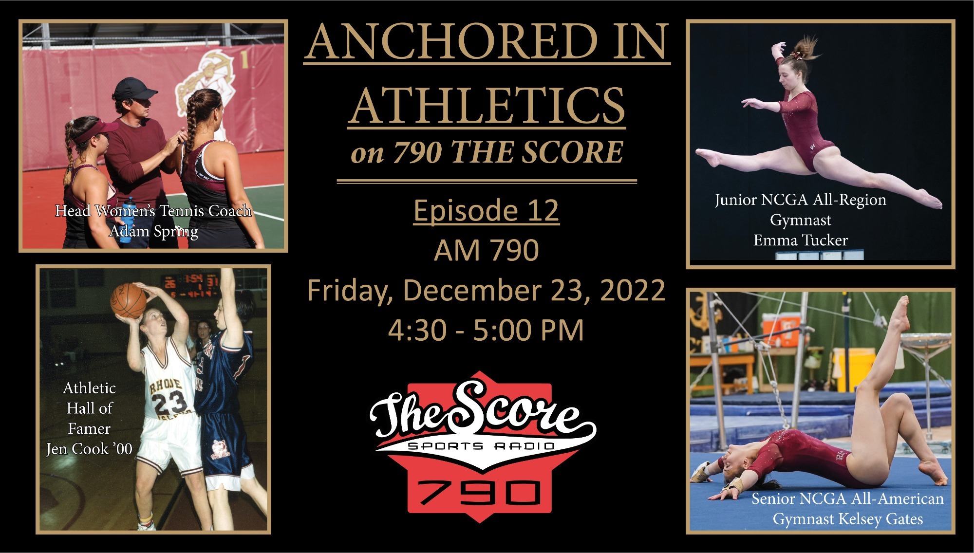 Episode 12 of Anchored in Athletics Set to Air on 790 The Score on Dec ...