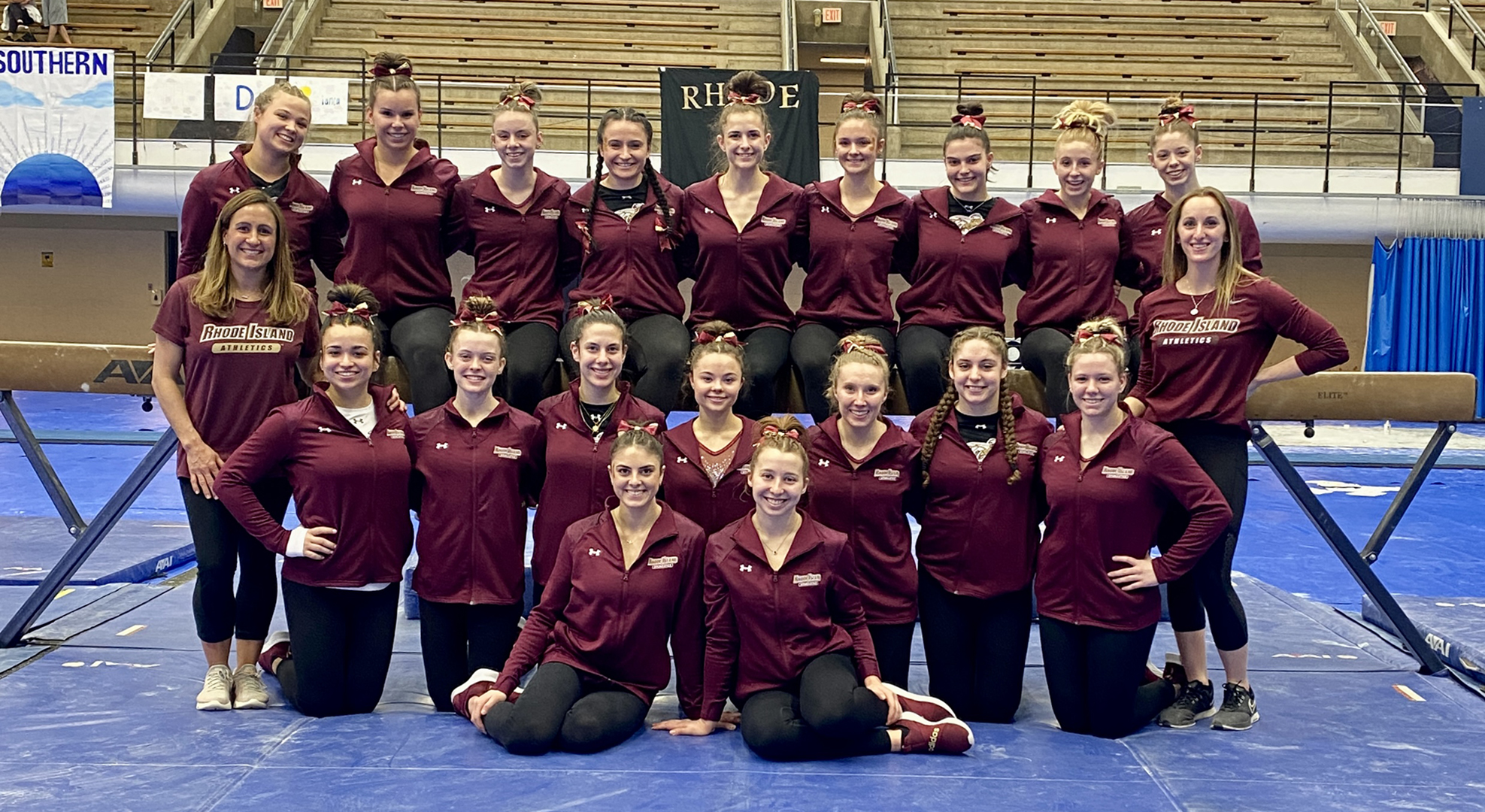 Bridgeport Downs Women's Gymnastics, 188.250-182.450 - Rhode Island College