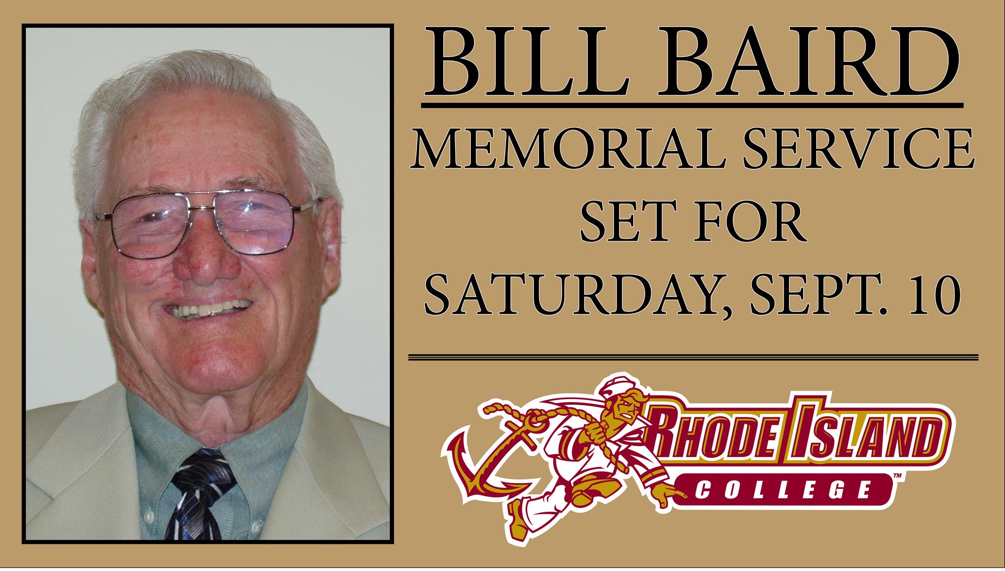 Bill Baird Memorial Service Set for Sept. 10 Rhode Island College