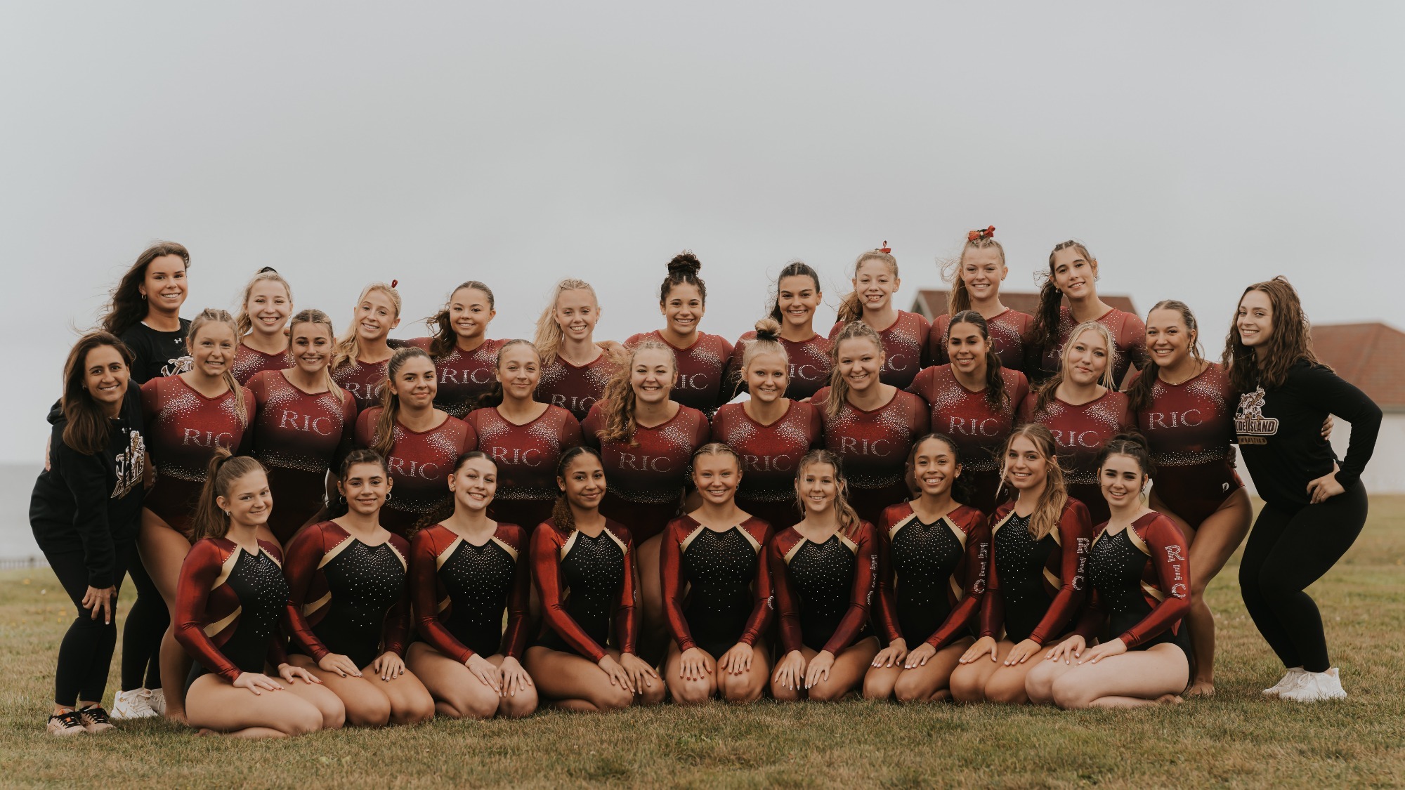 2024-25 Rhode Island College Women's Gymnastics Team Photo