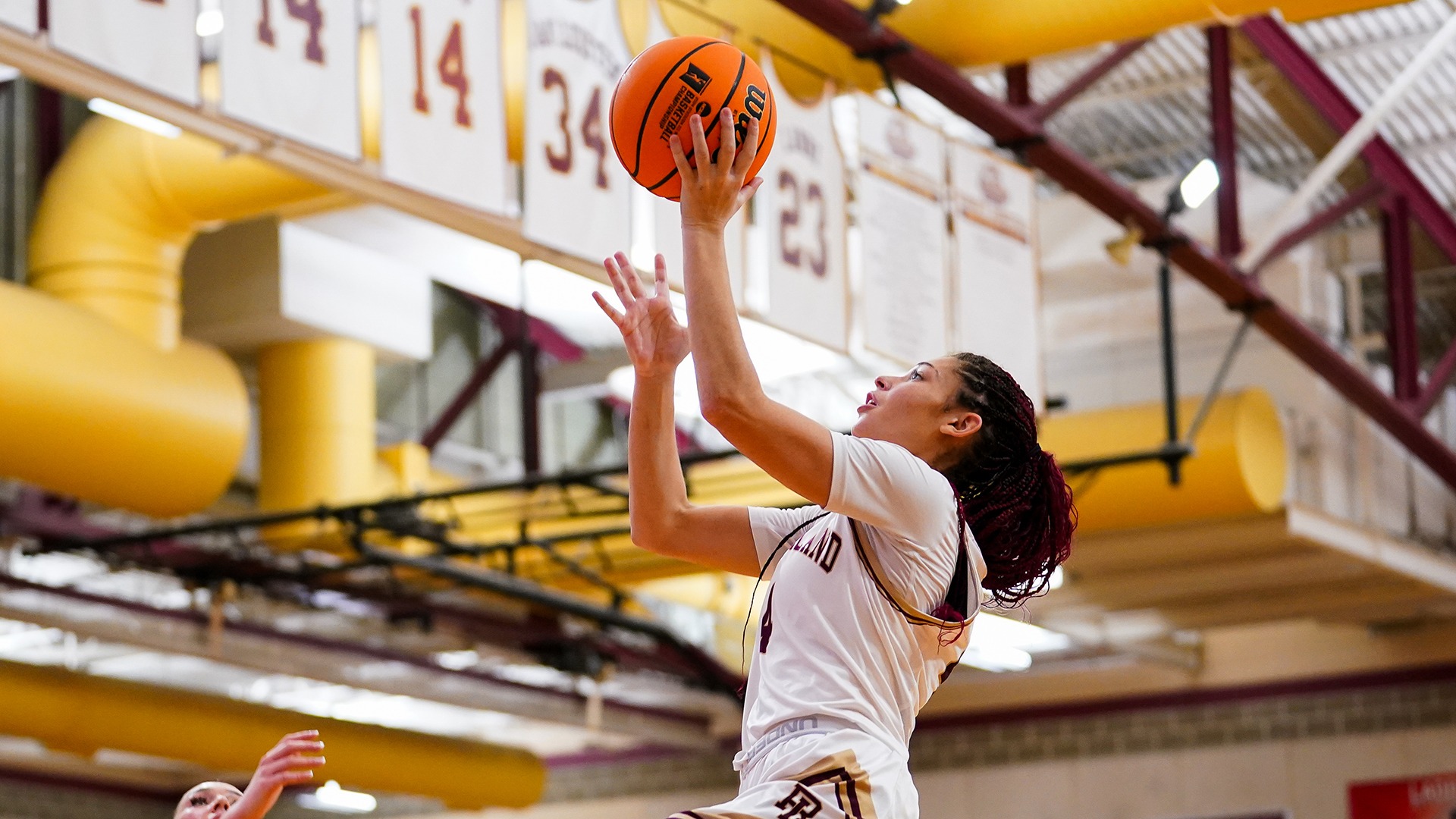 Meagan Scheurmann in action during the 2024-25 season