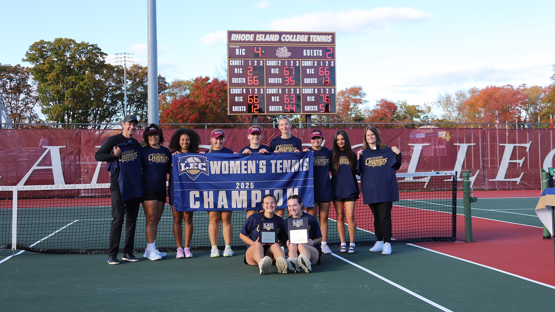 2025 Women's Tennis LEC Championship Photo