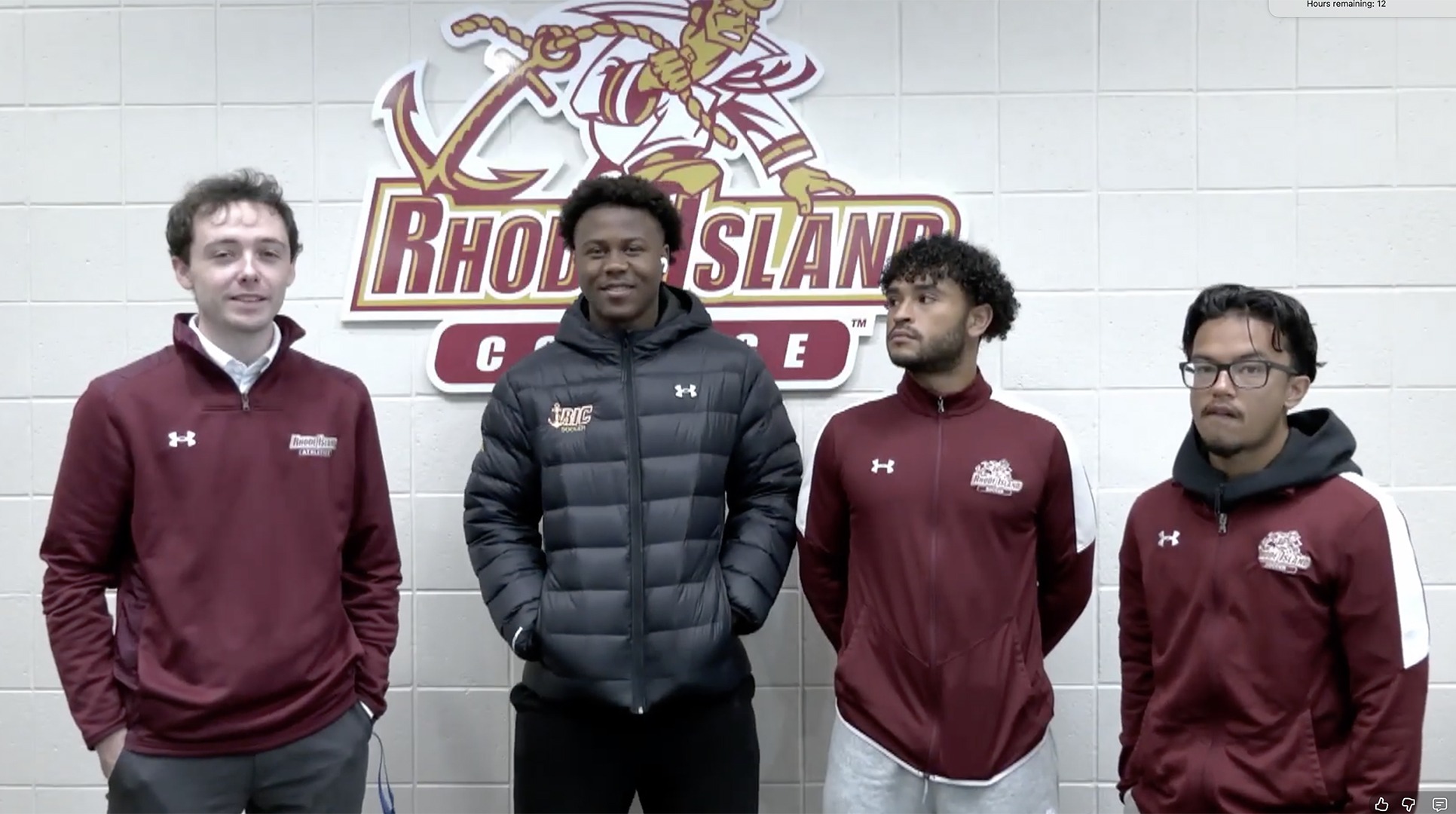 Owen Kane, Izaiah Karweh, Alex Bautista and Ahrian Vasquez on Inside RIC Athletics