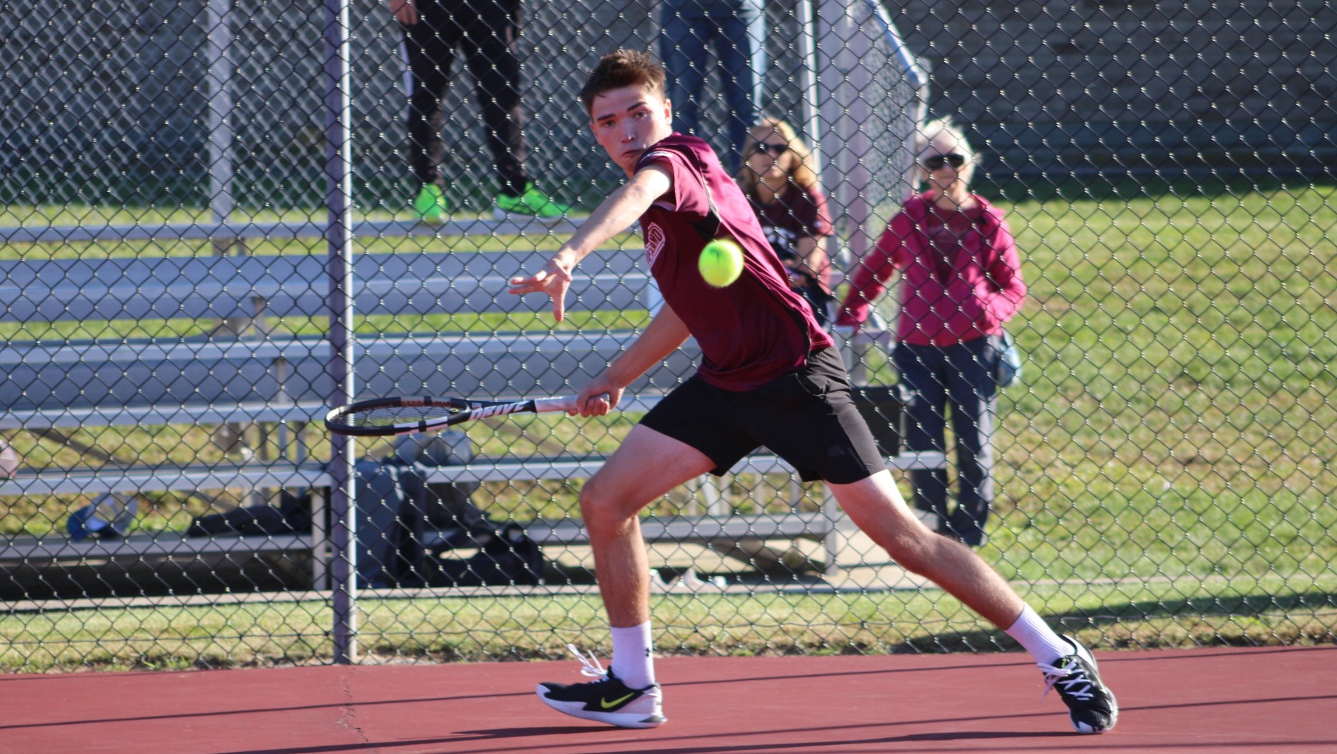 Travis Chartier in action during the 2025-26 season