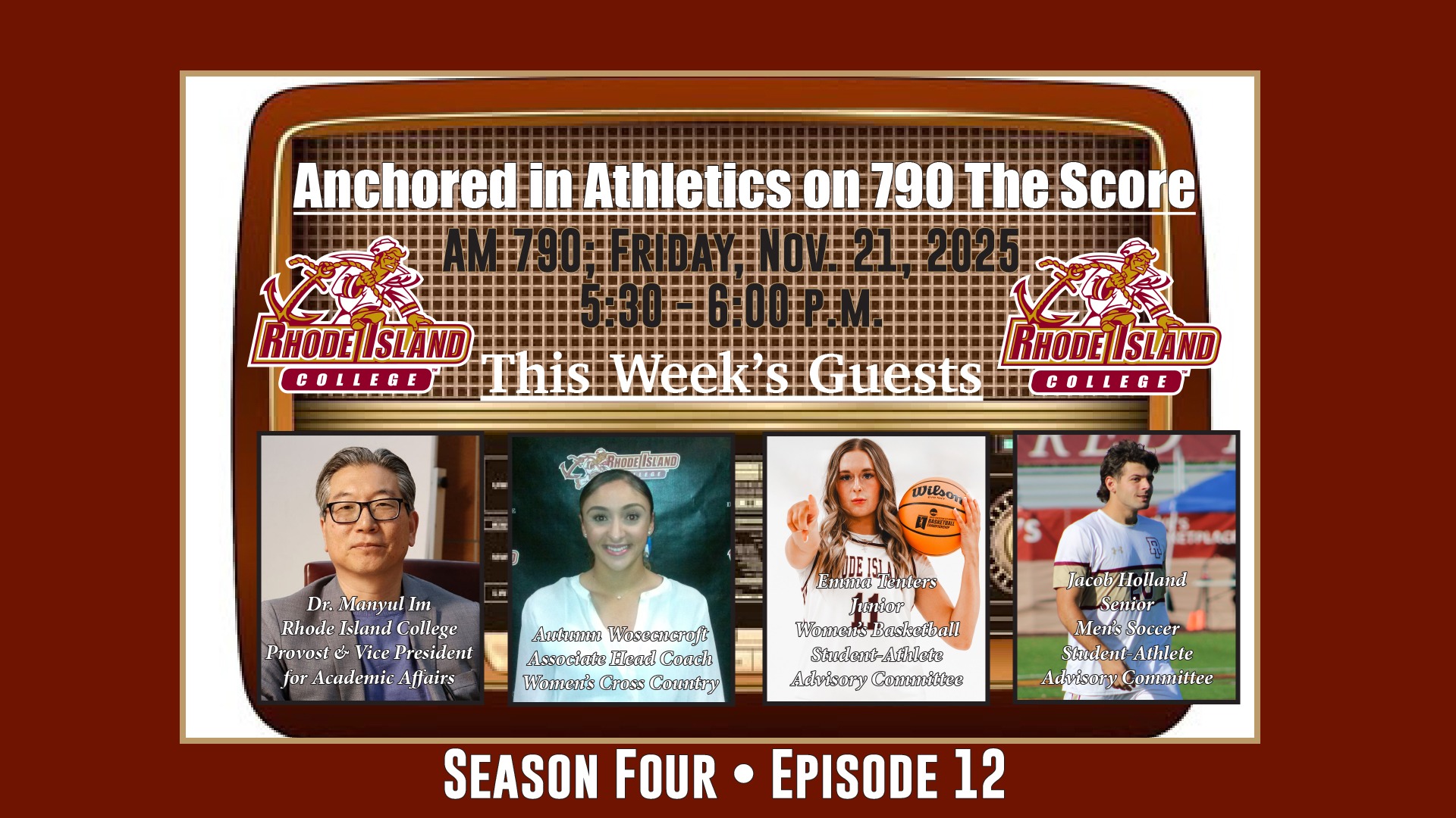 Anchored in Athletics S4E12 Promo Graphic