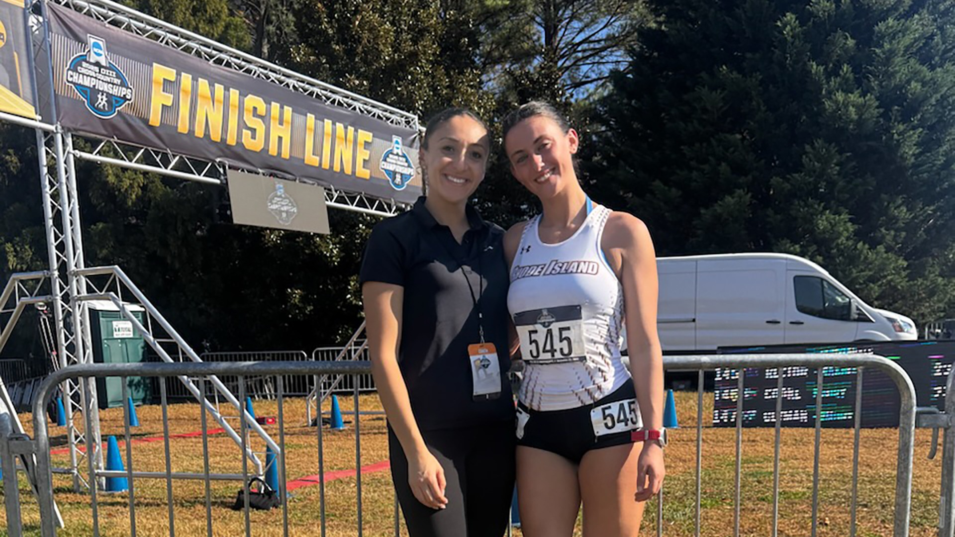 Haley Oliver at the 2025 NCAA Div. III Women's Cross Country Championship