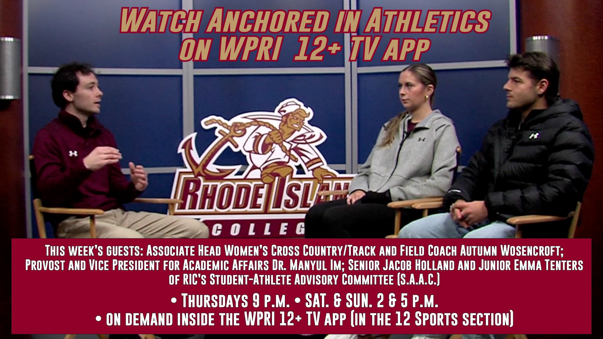 Anchored in Athletics on WPRI Promo Graphic S4E12