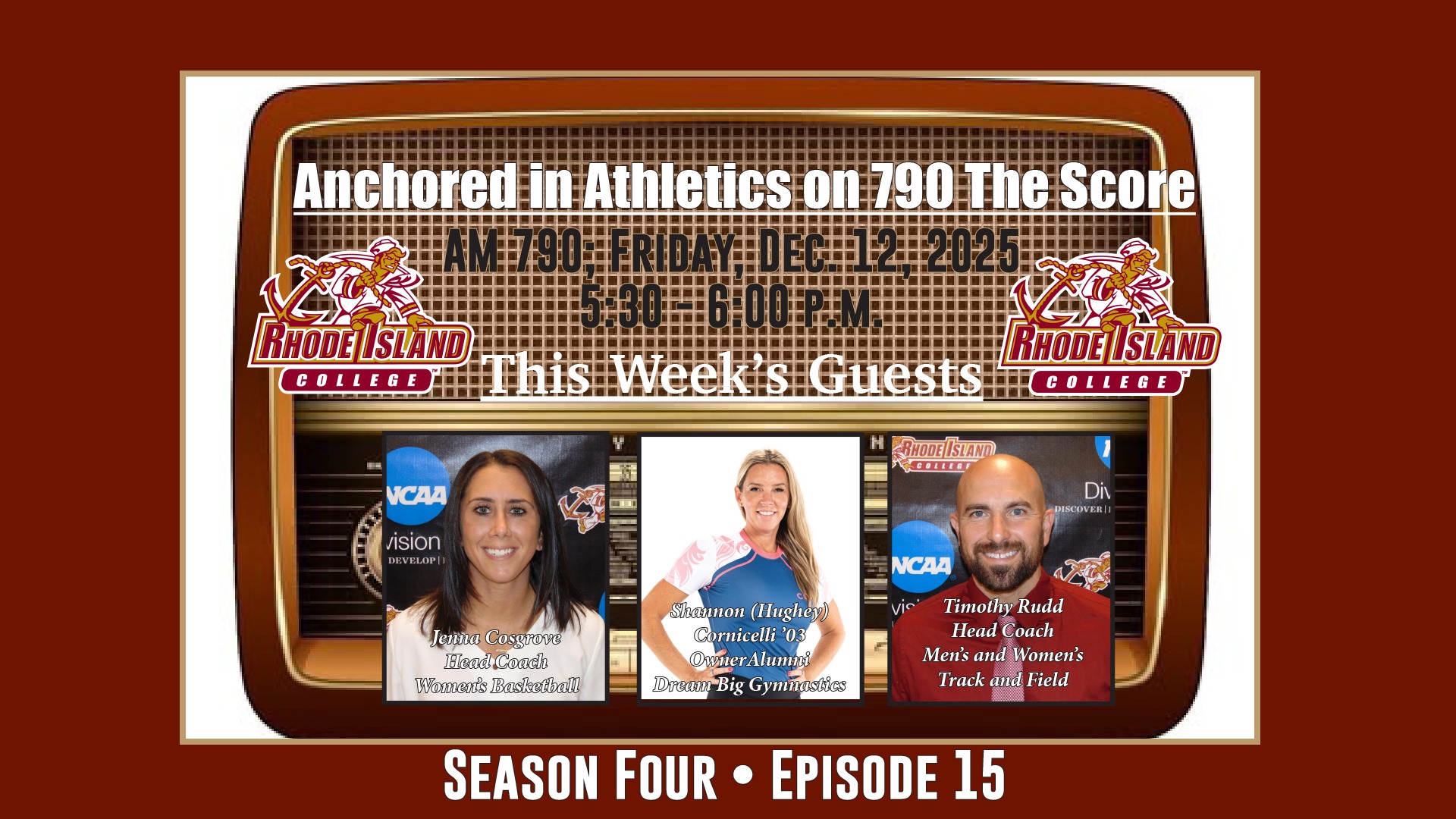 Anchored in Athletics S14E15 Promo Graphic