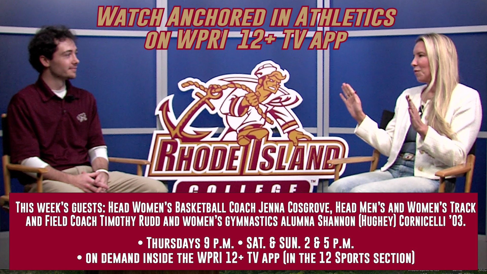 Anchored in Athletics S4E15 Promo Graphic