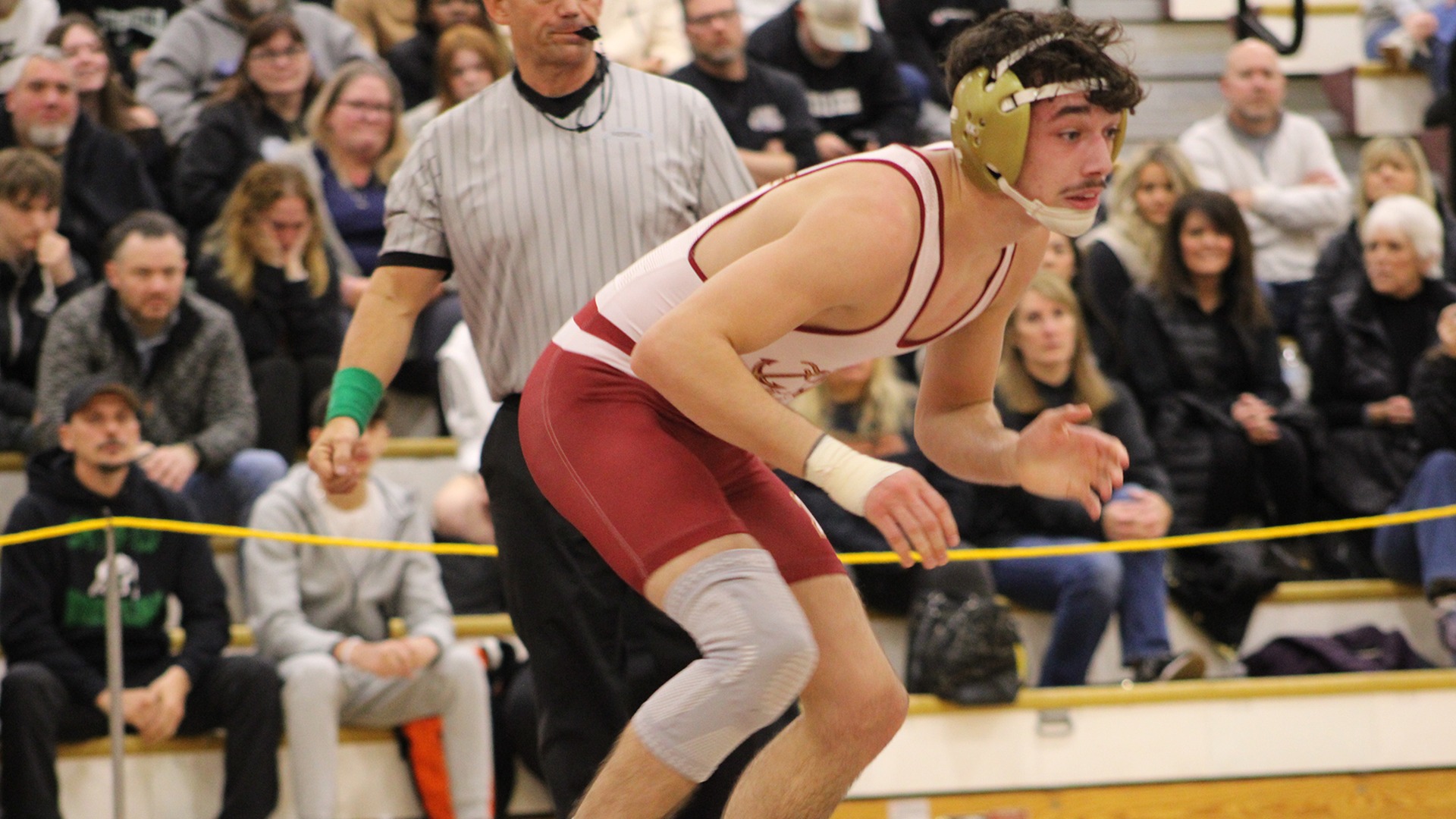 Domenick Sousa in action during the 2025-26 season