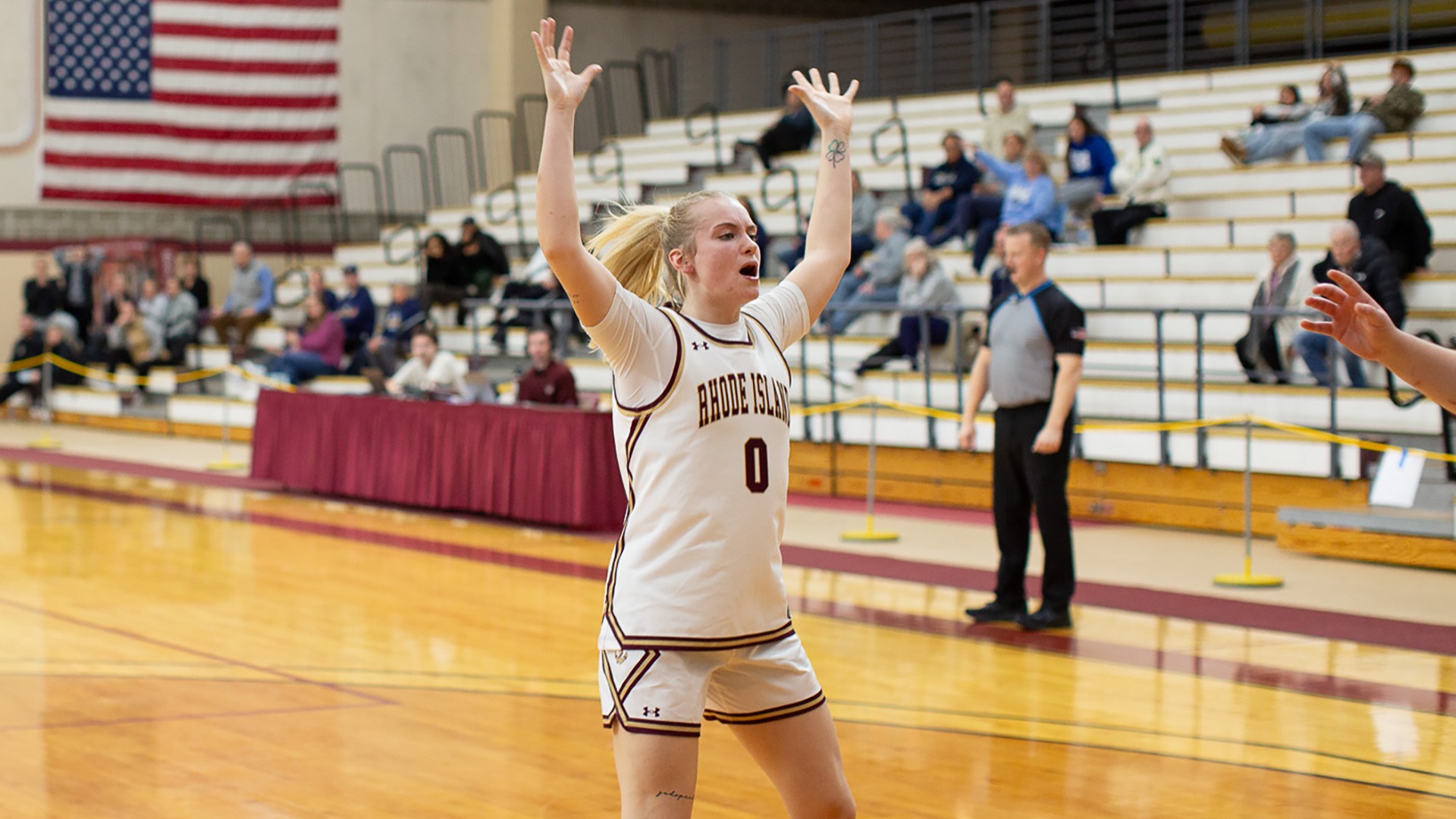 Maggie McKitchen in action during the 2025-26 season