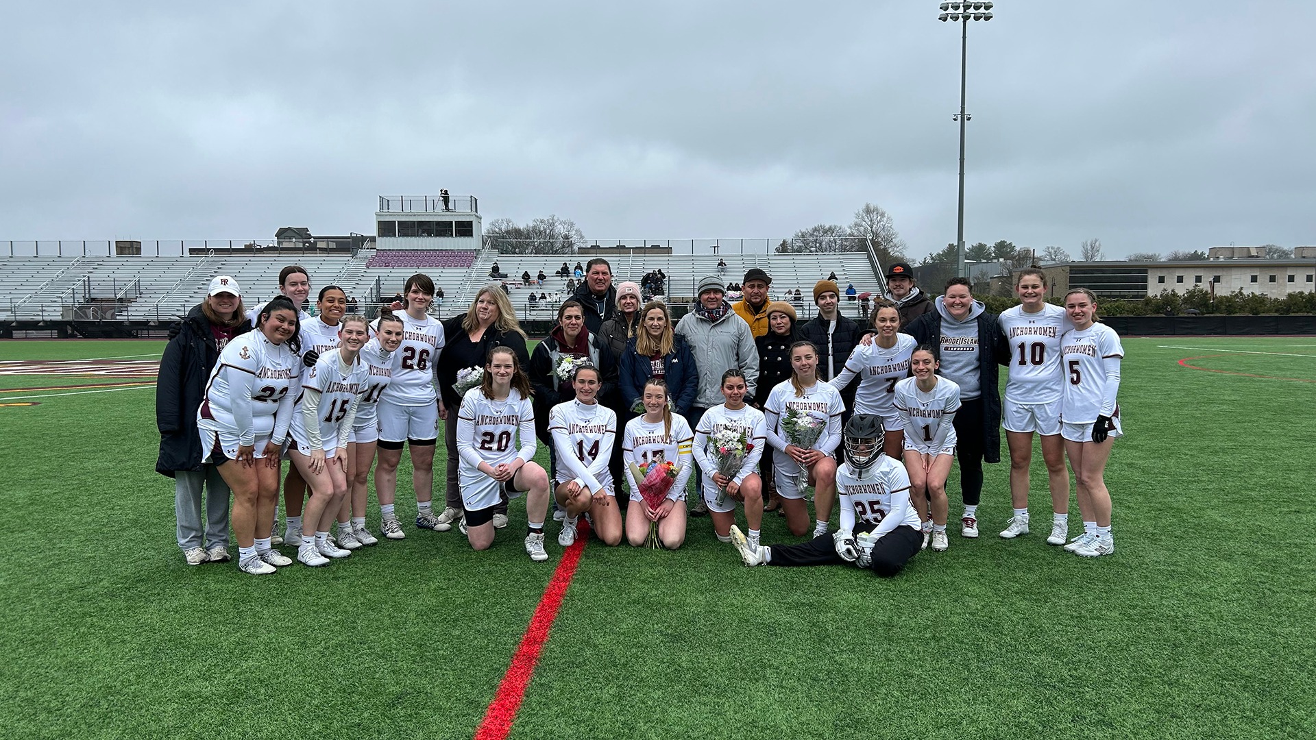 Women's Lacrosse Senior Day 2025 Group Photo