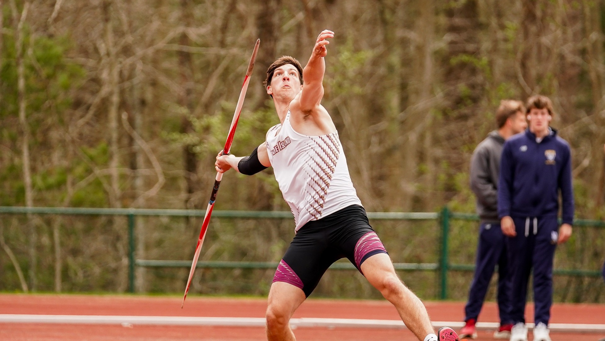 Loudon Chupas in action at the 2025 Little East Championship
