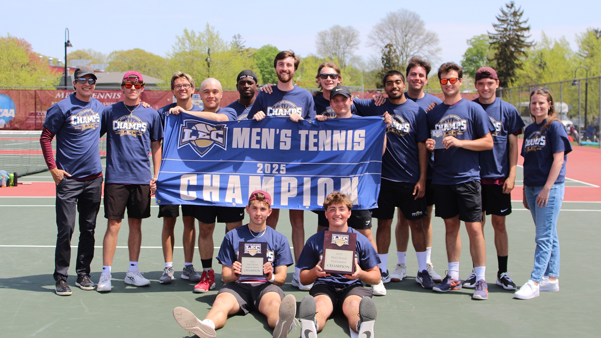 2025 Men's Tennis Little East Champions Team Photo