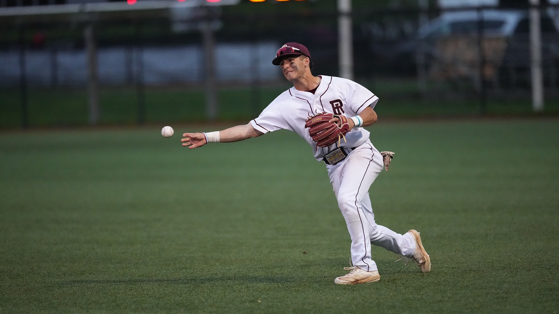 Parker Camelo in action during the 2025 Little East Championship