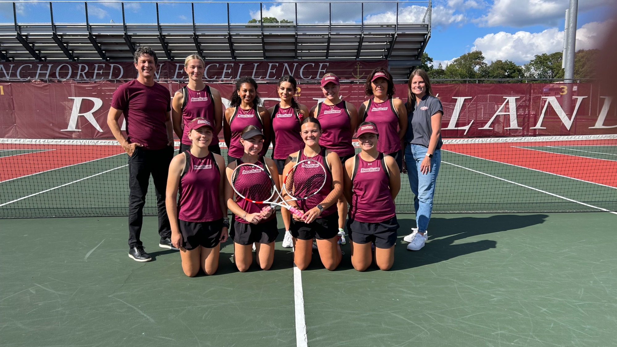 2025 Rhode Island College Women's Tennis Team Photo