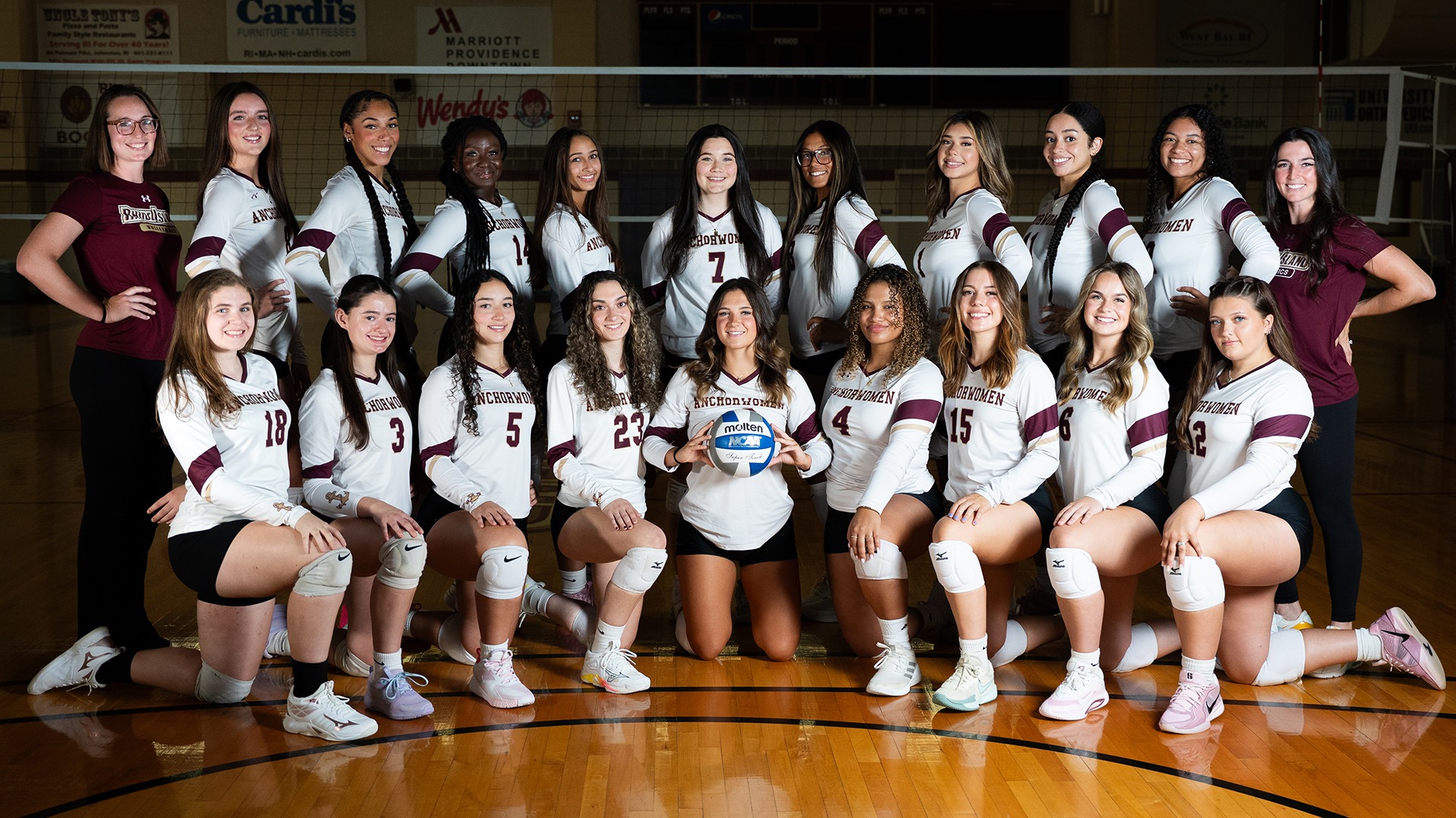 2025 Rhode Island College Women's Volleyball Team Photo