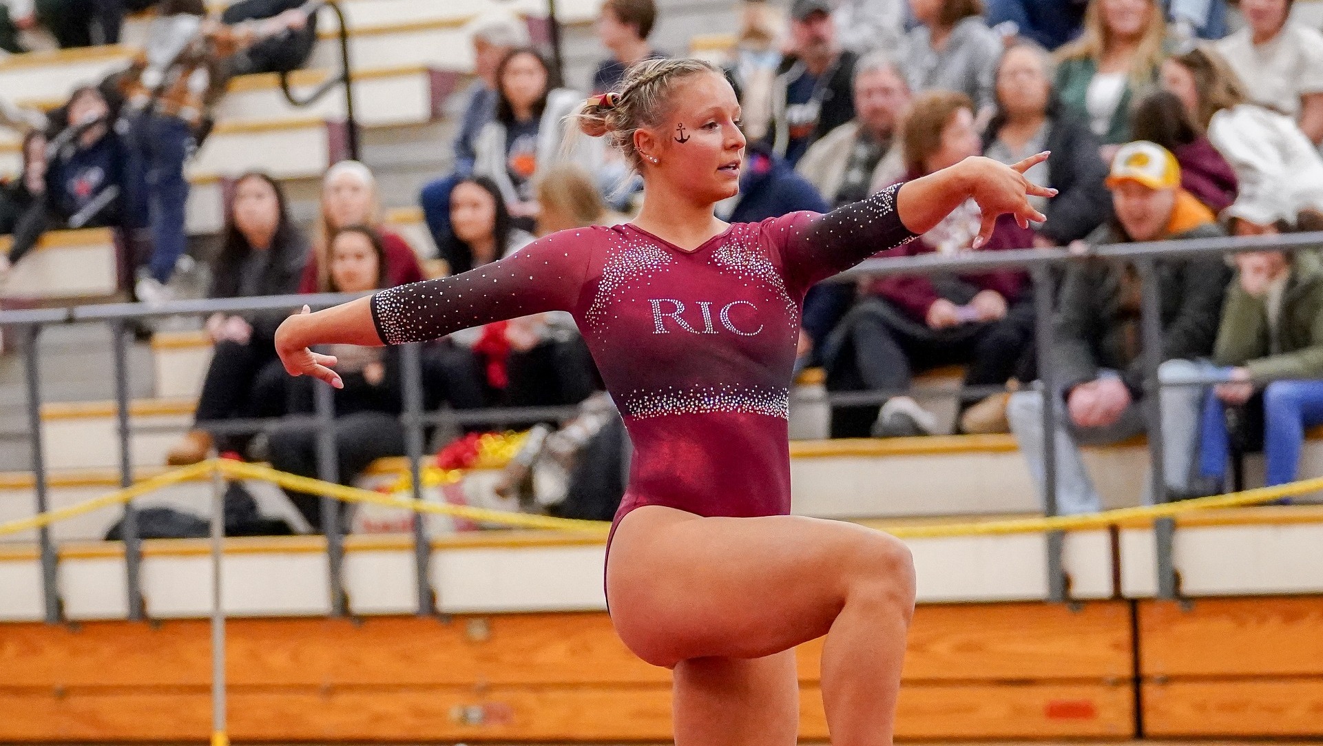 Madeline Brandt in action during the 2024-25 season