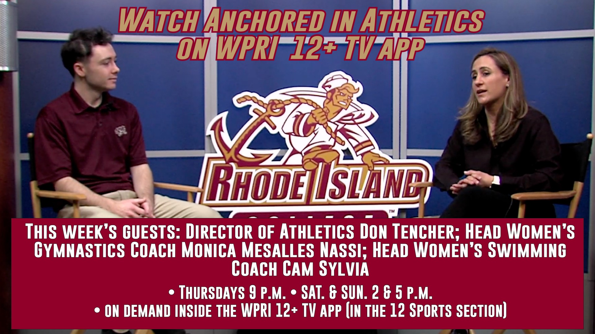 Anchored in Athletics WPRI+ S4E19 Promo Graphic