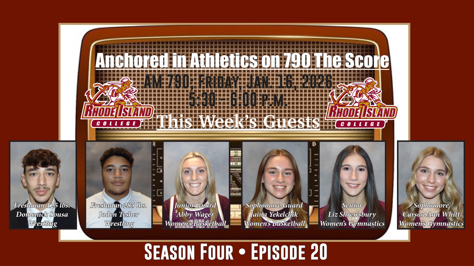 Anchored in Athletics Promo Graphic S4E20