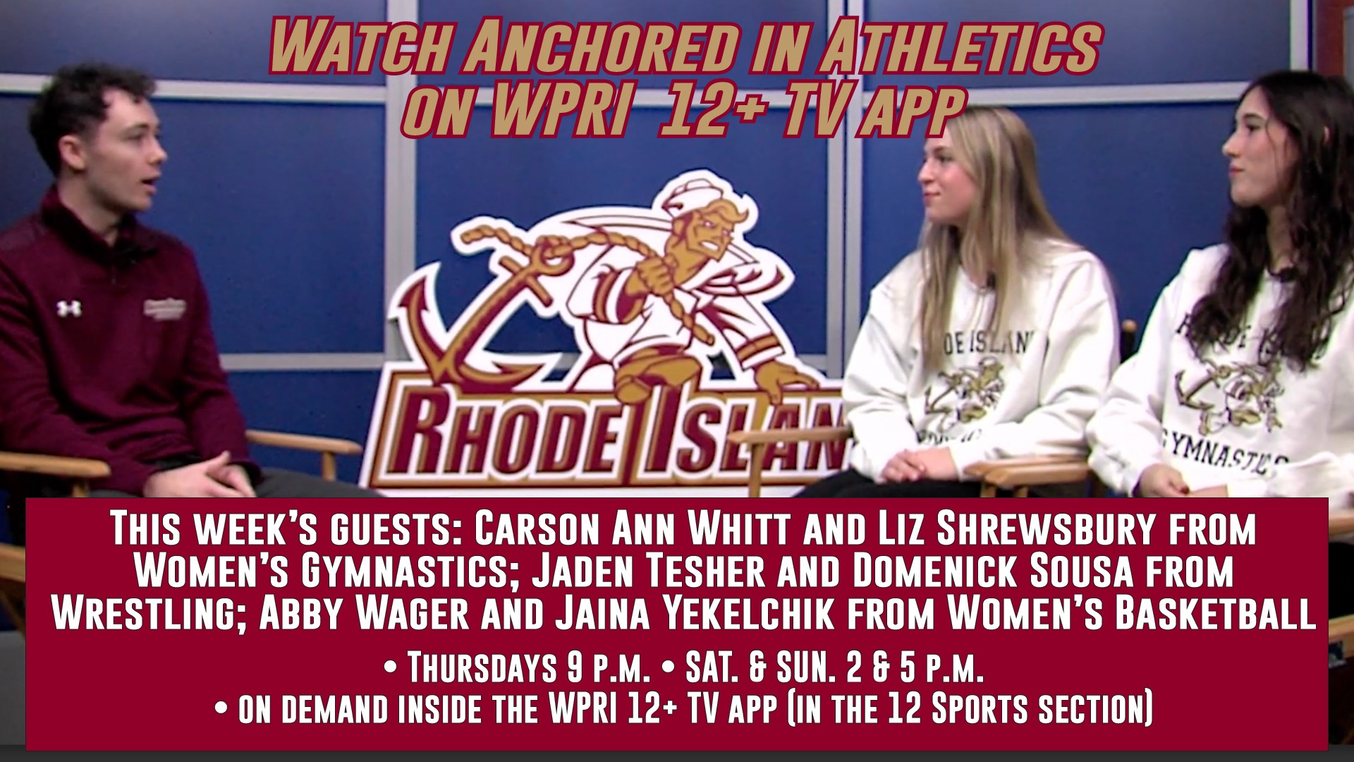 Anchored in Athletics WPRI+ Promo Graphic S4E20