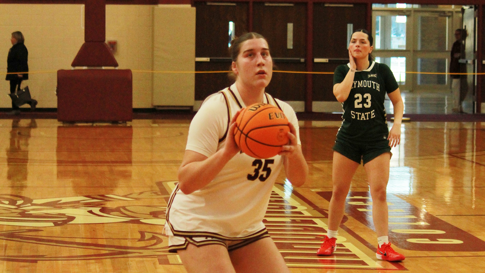 Eva Monahan in action during the 2025-26 season